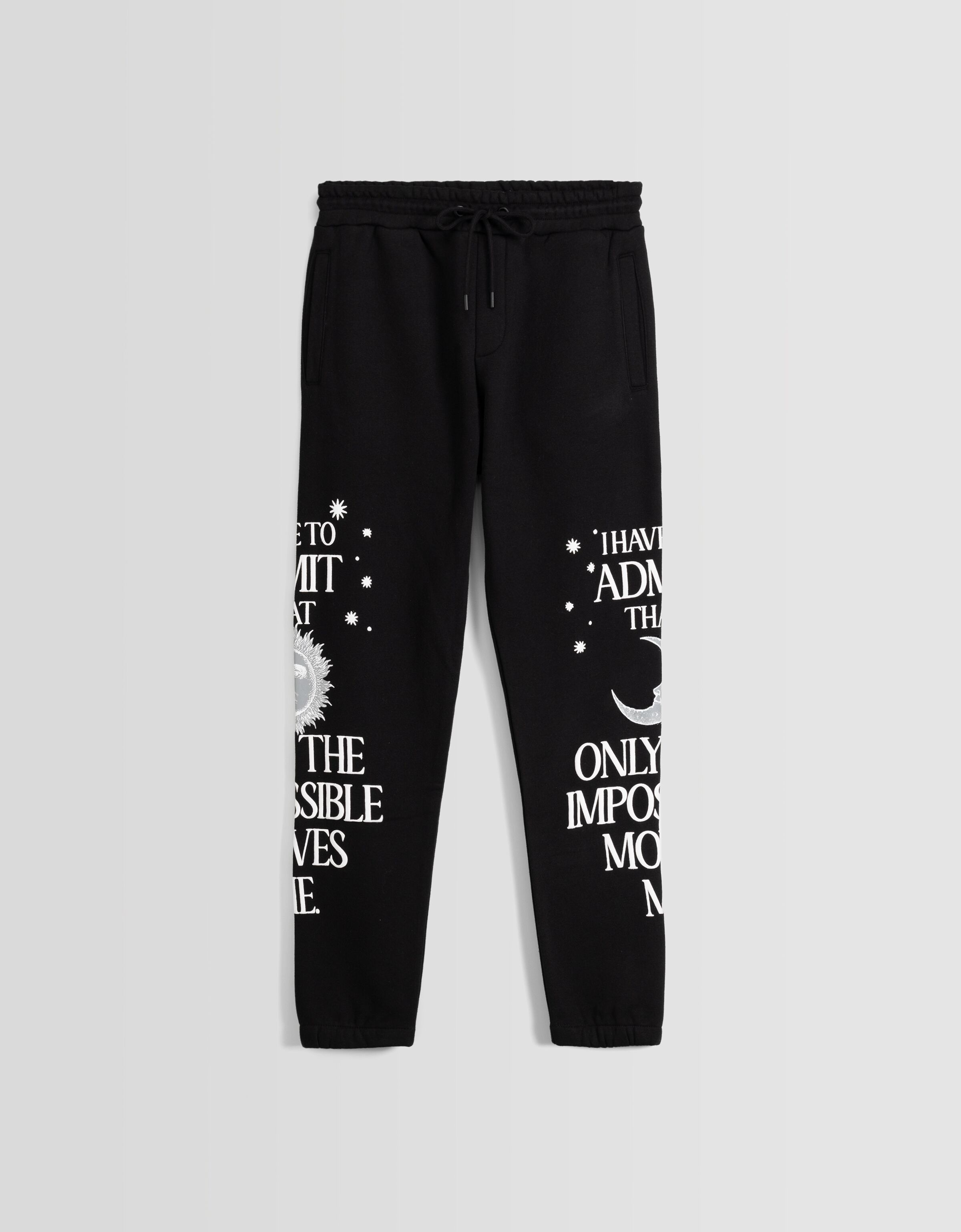 Pantalón jogger felpa print