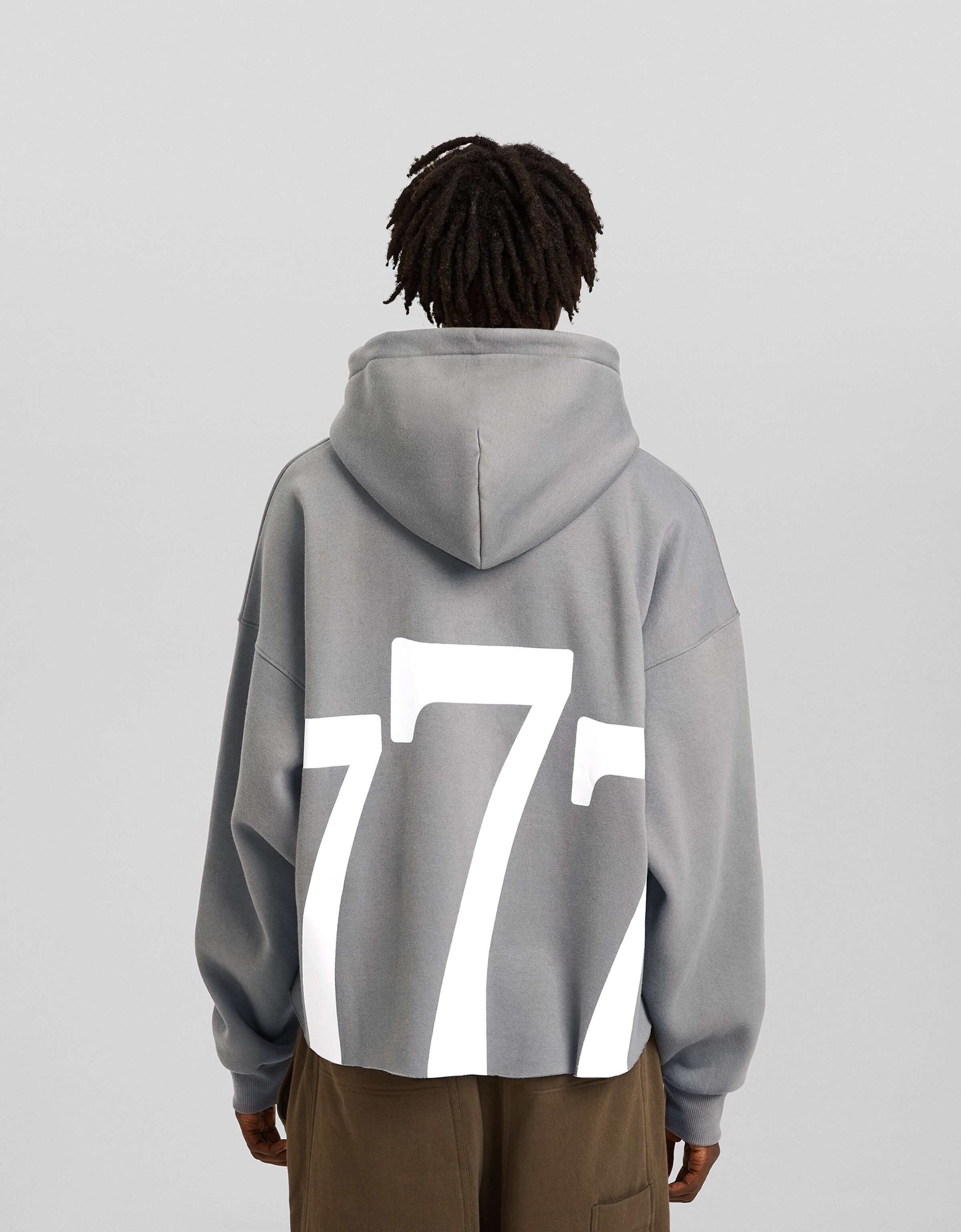 Sudadera capucha print