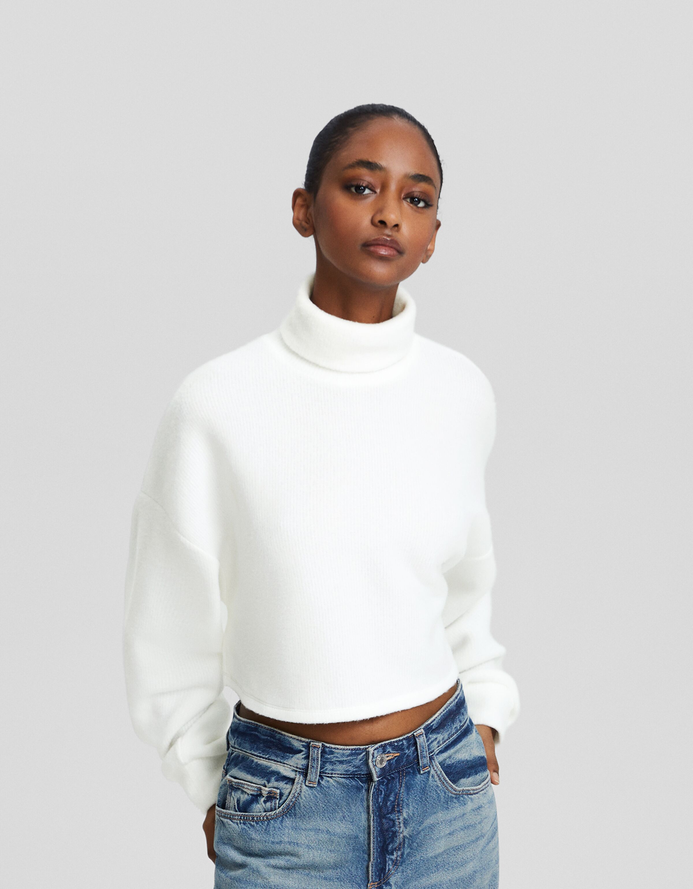 Jersey cuello subido