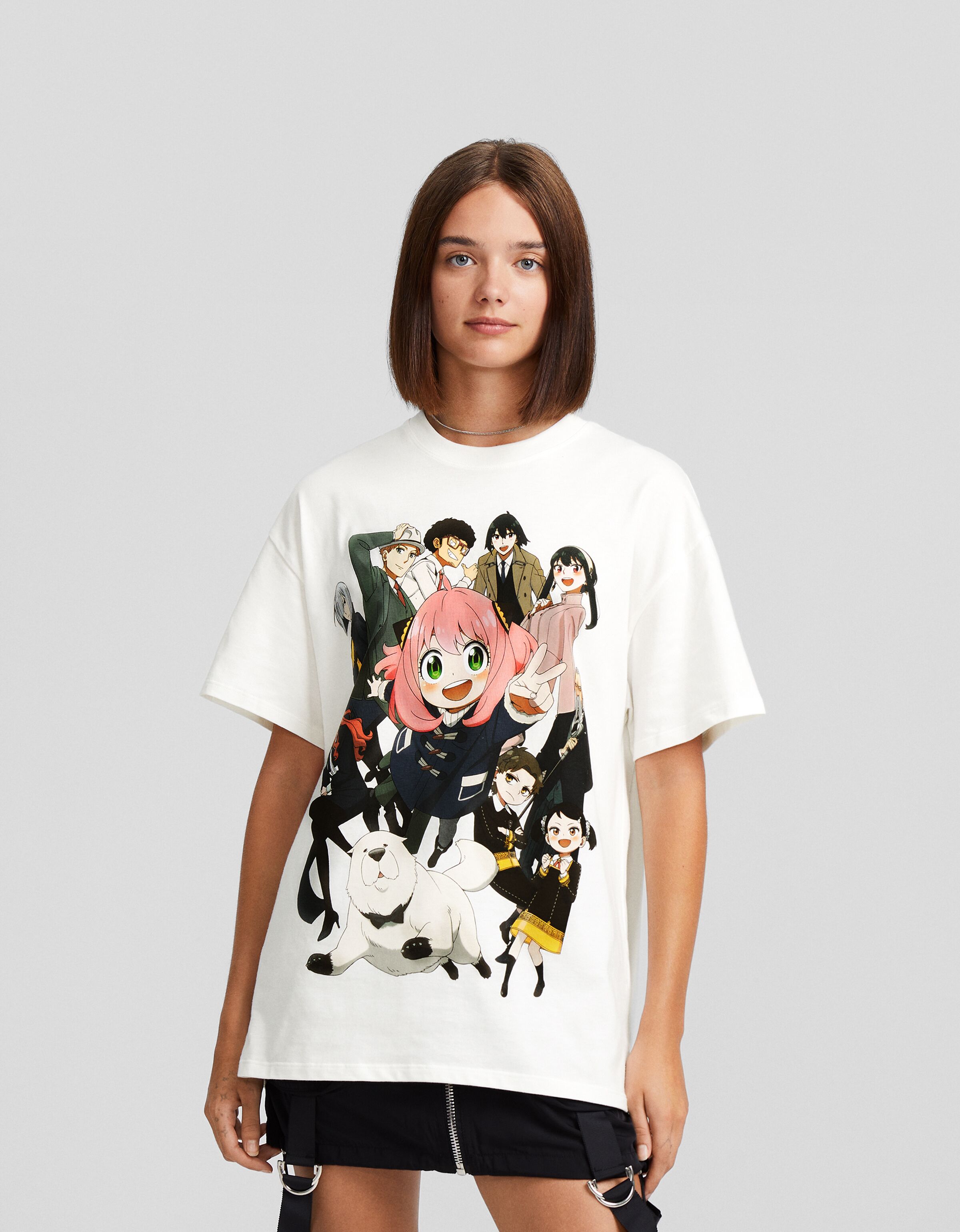Camiseta SPY × FAMILY manga corta oversize print
