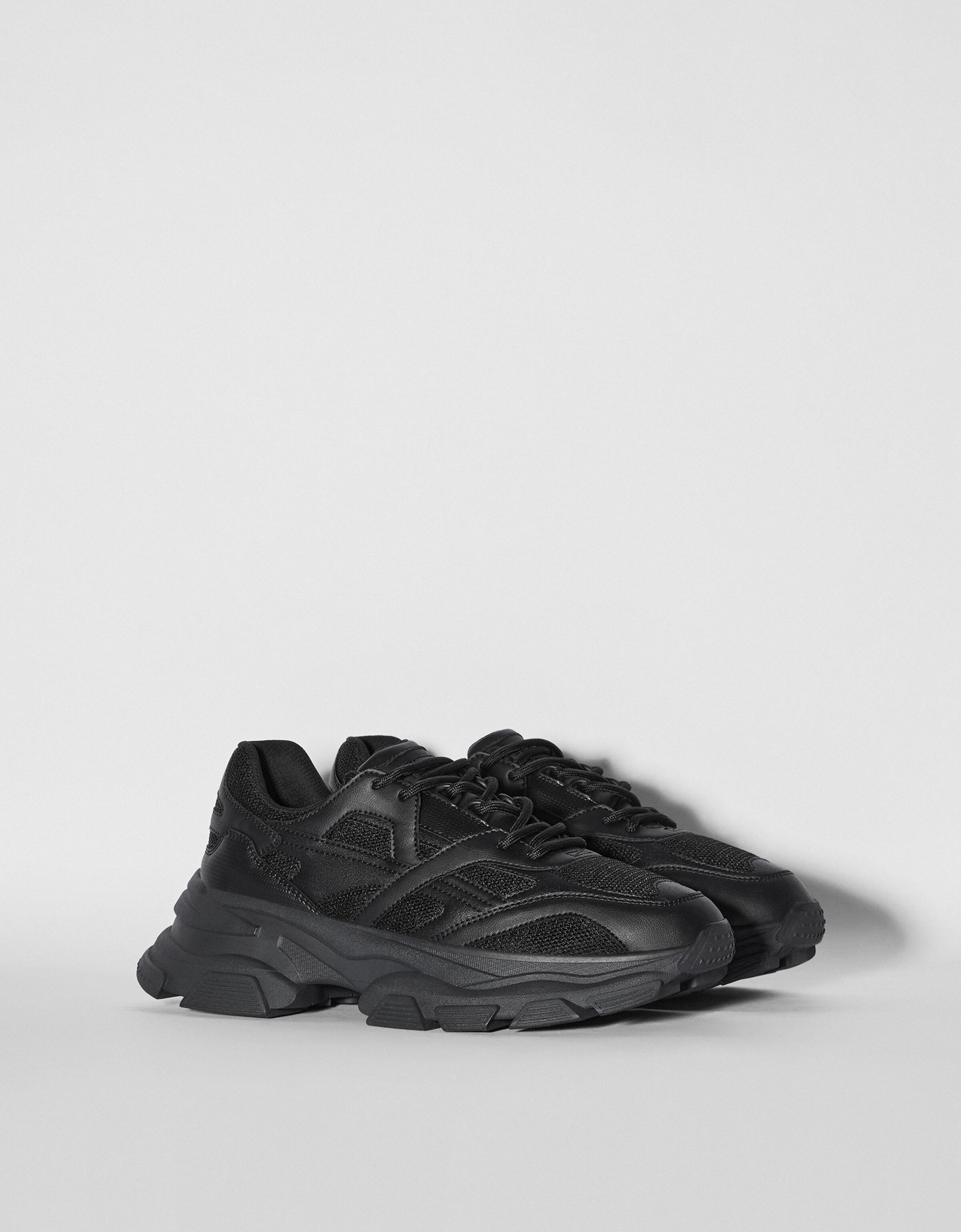 Deportivas combinadas rejilla hombre