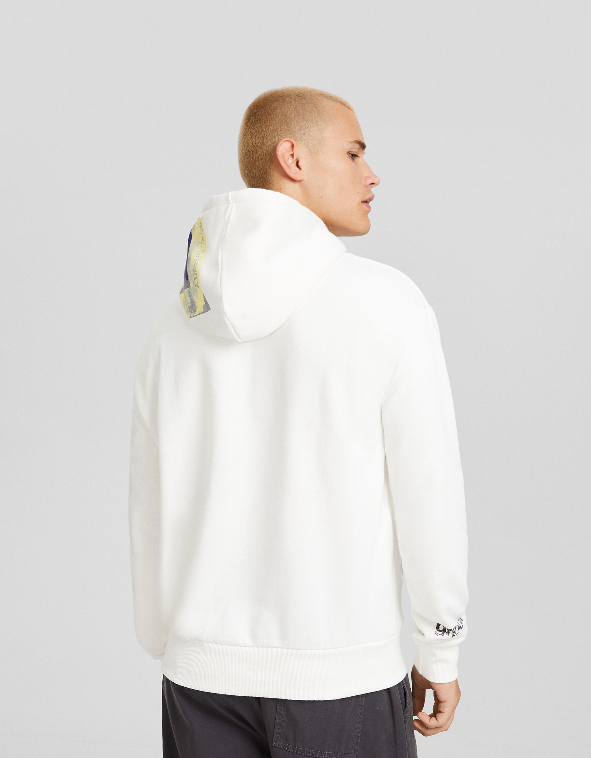 Sudadera capucha print