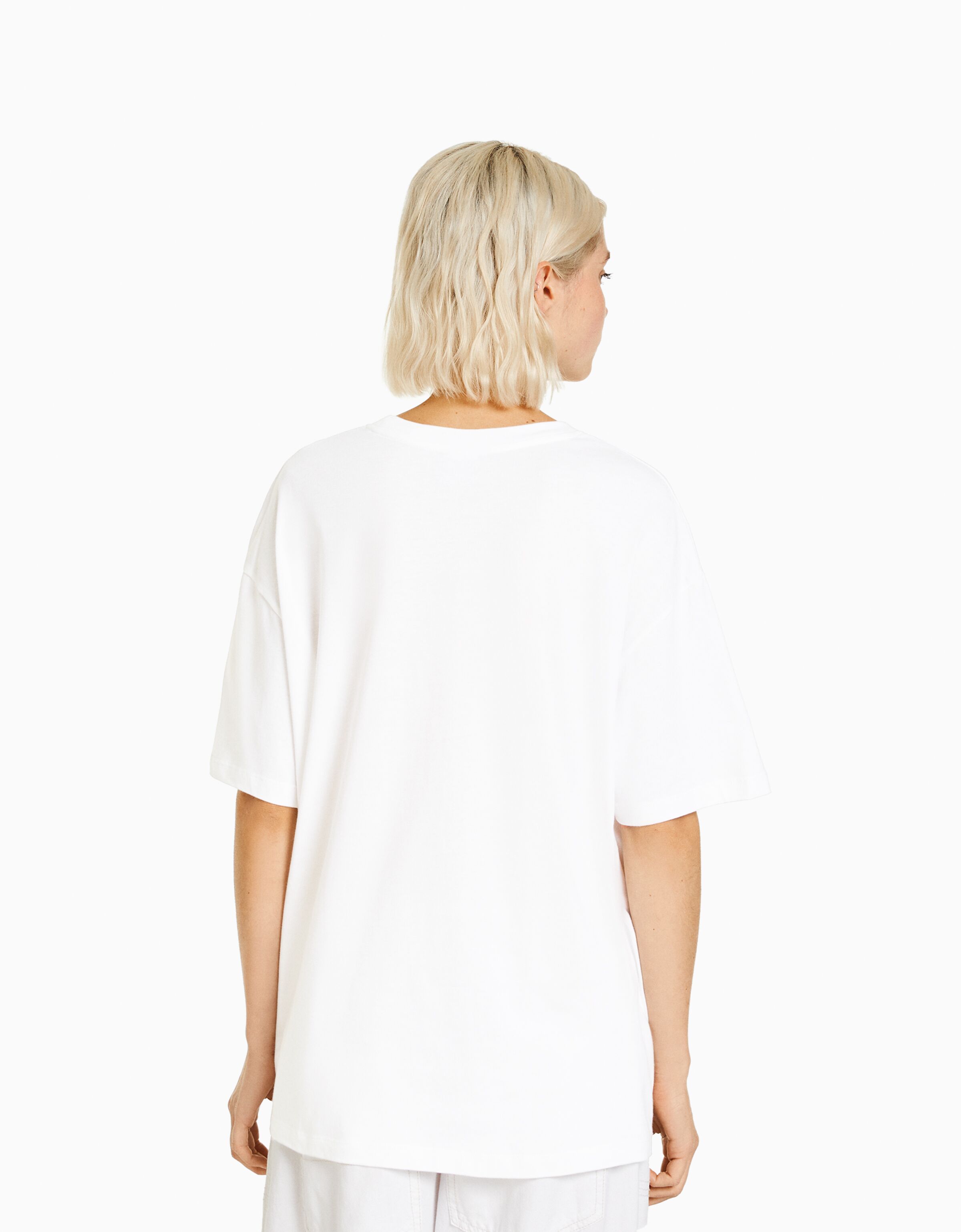 Camiseta manga corta print floral