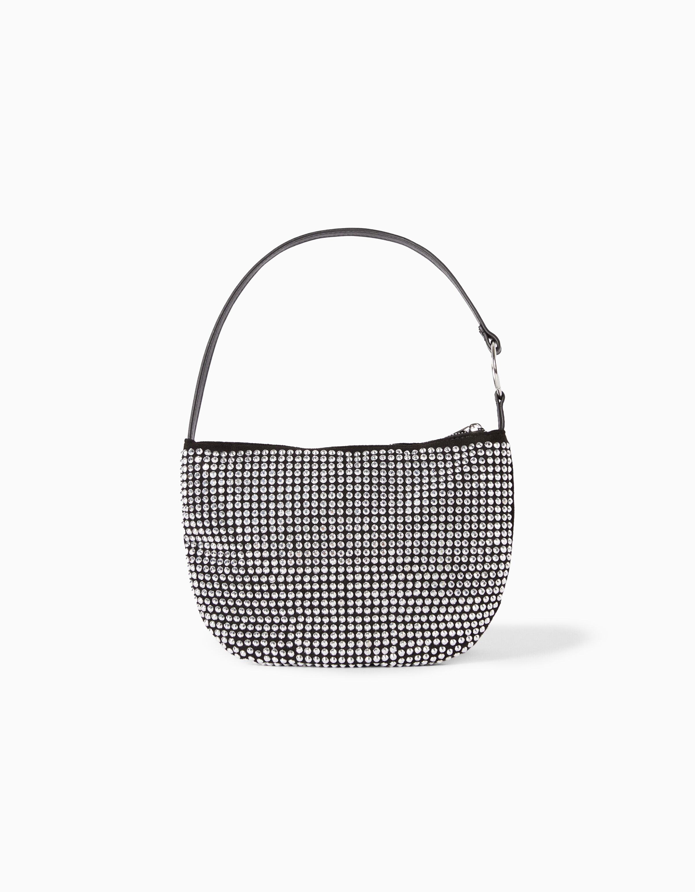 Bolso de hombro strass