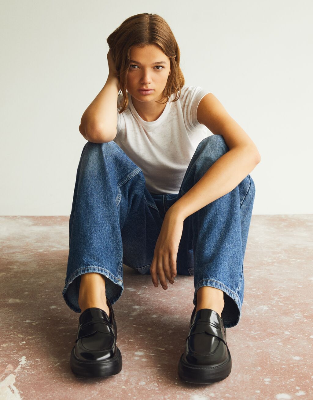 Mocasín antifaz suela track