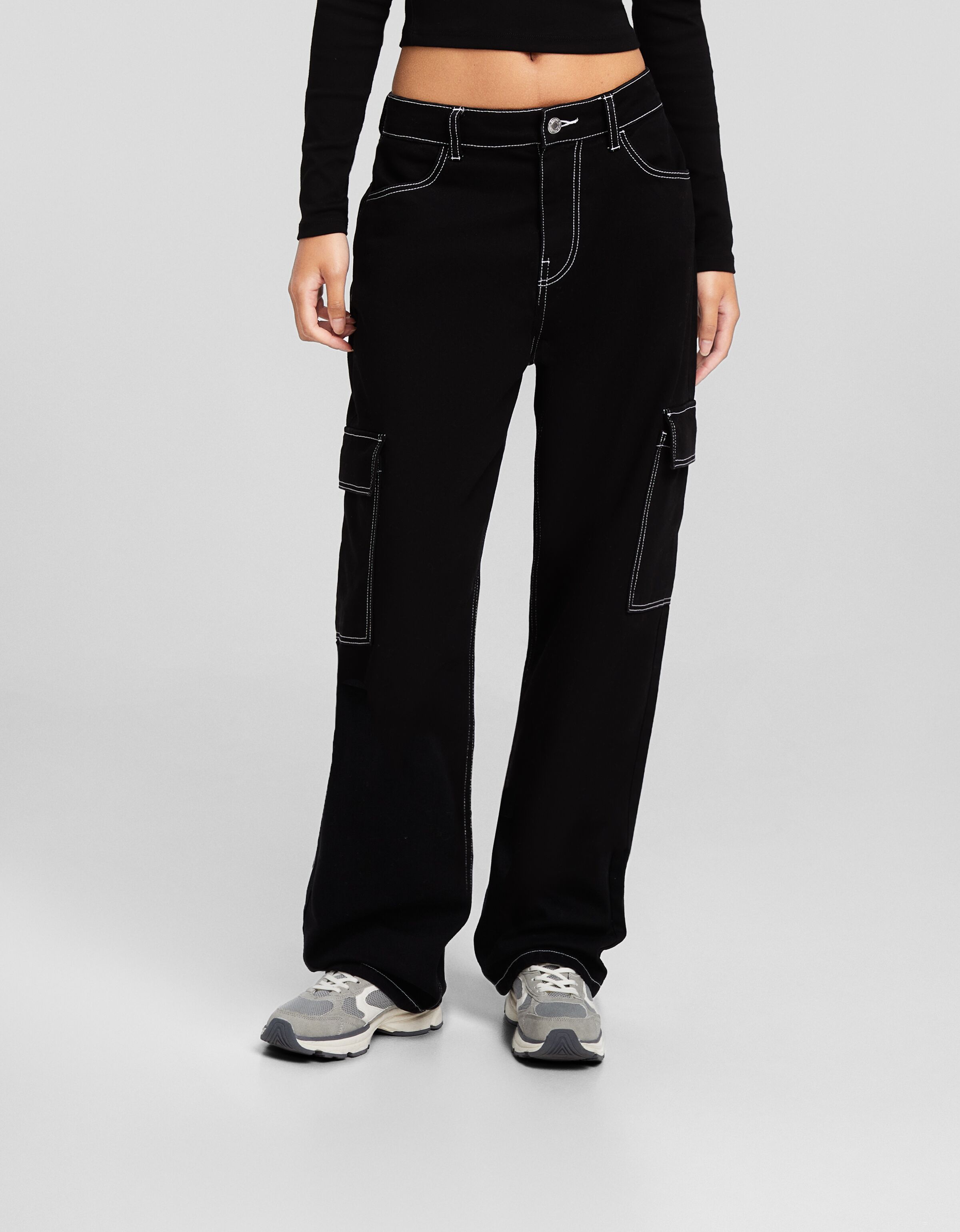 Jeans straight cargo