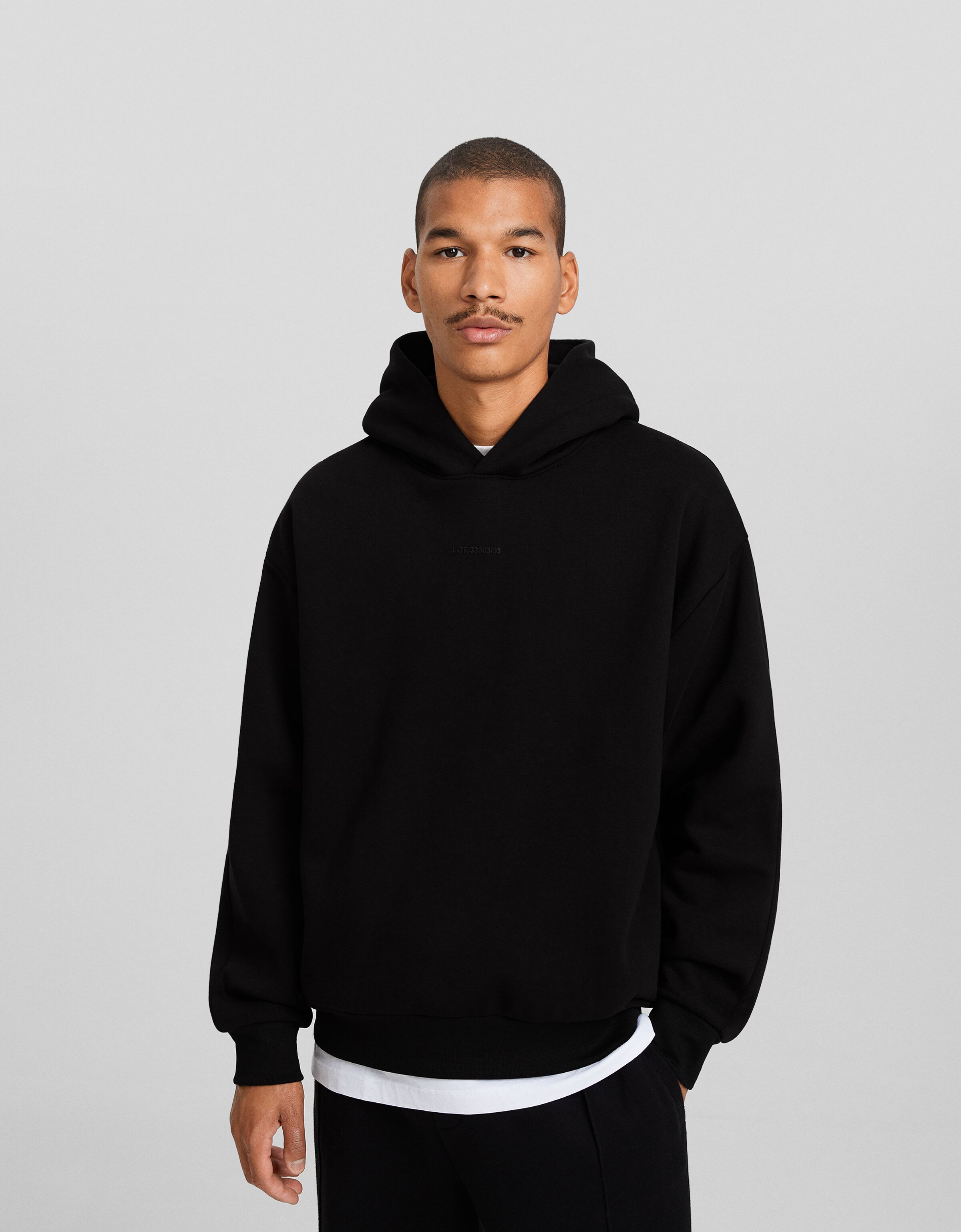 Sudadera capucha boxy fit