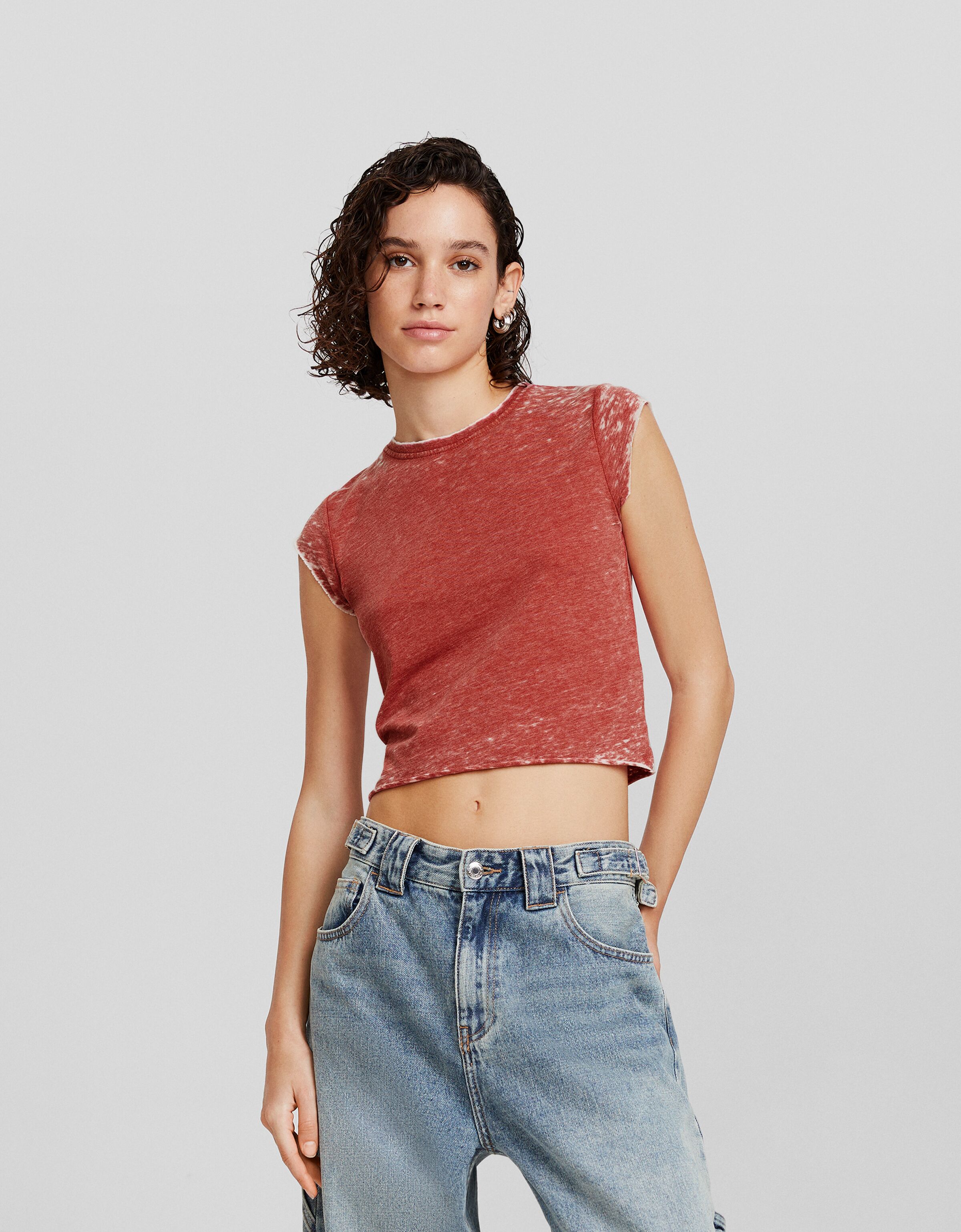 Camiseta manga corta ajustada devoré