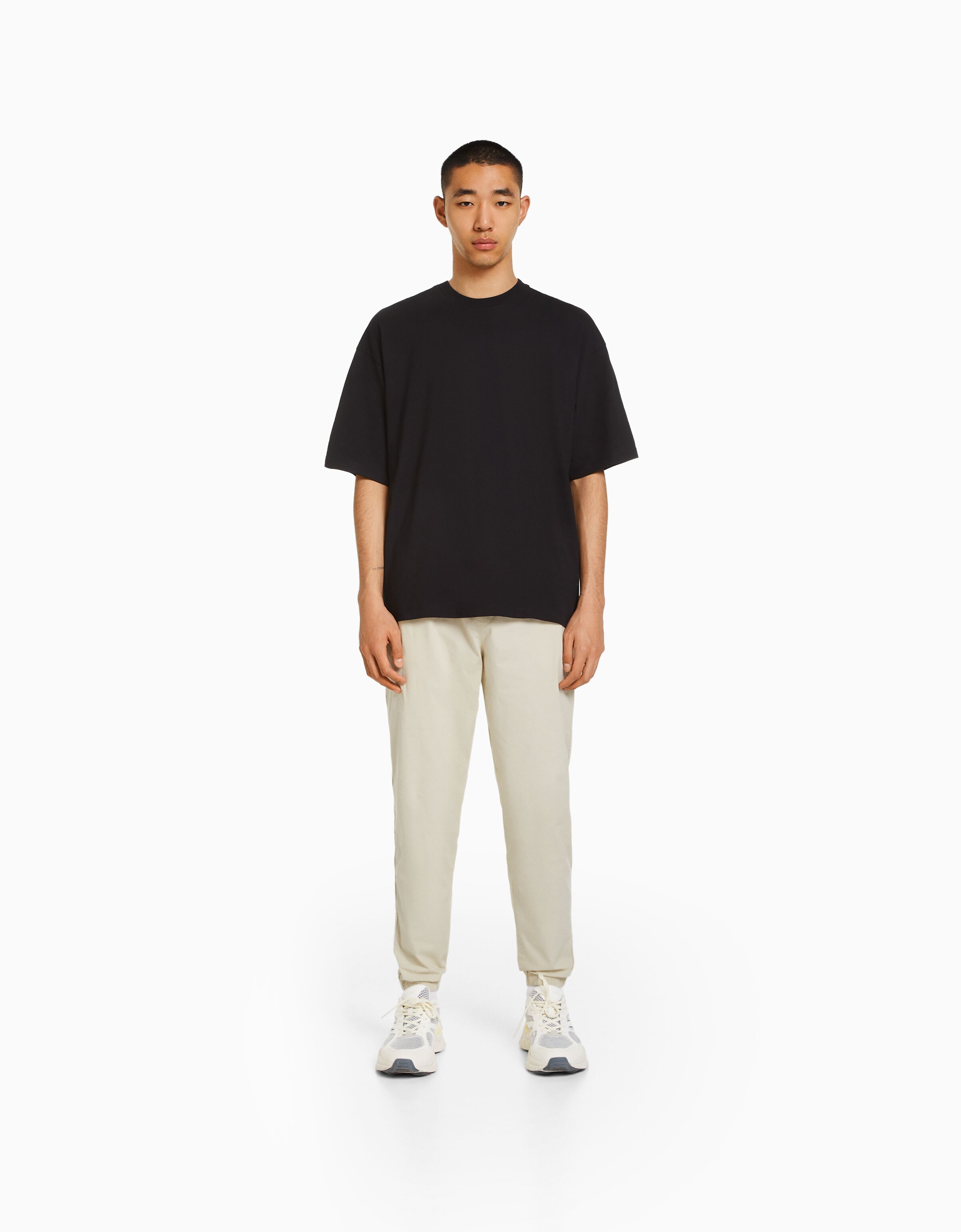 Pantalón jogger con algodón