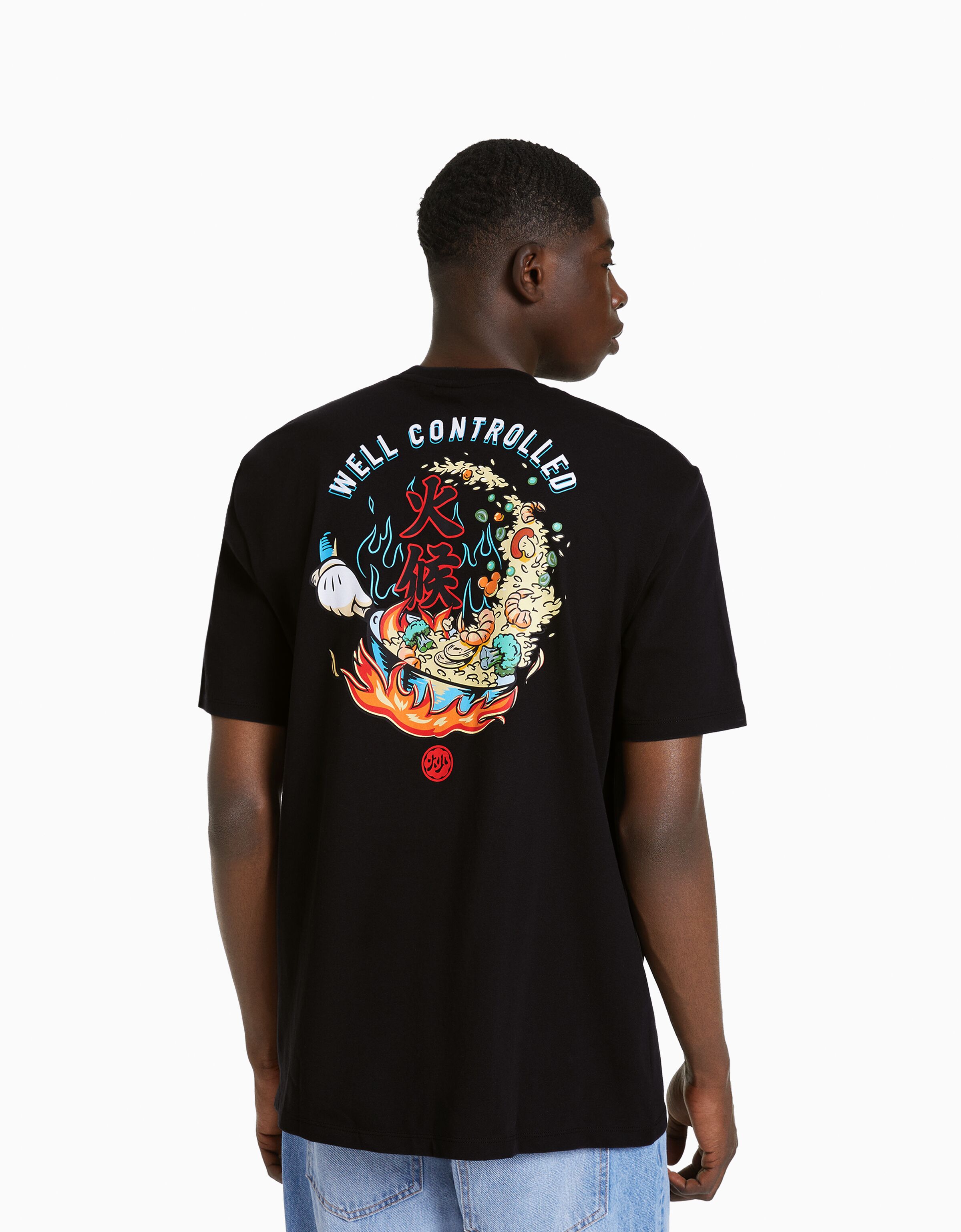 Camiseta Mickey manga corta regular fit print