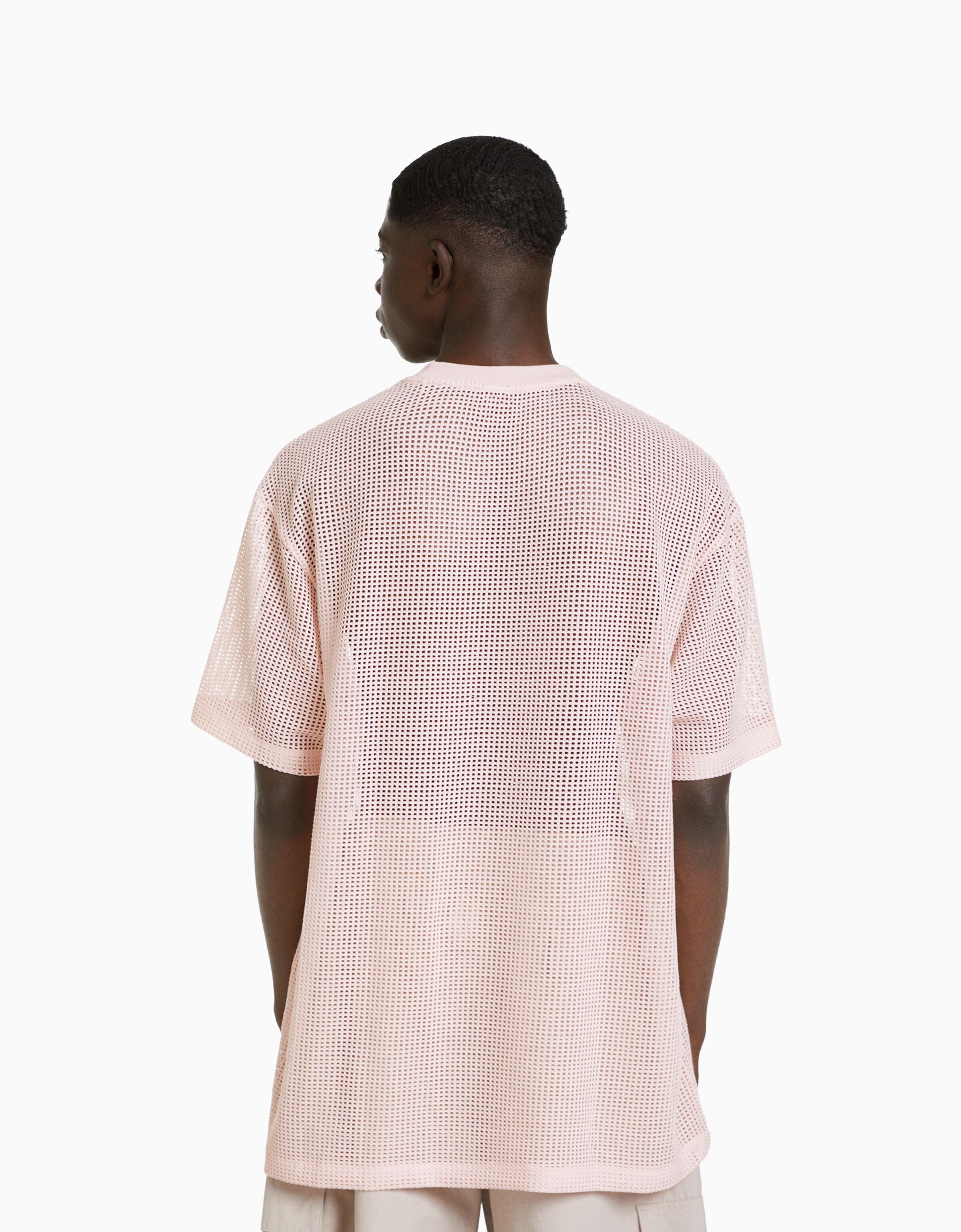 Camiseta manga corta boxy fit red