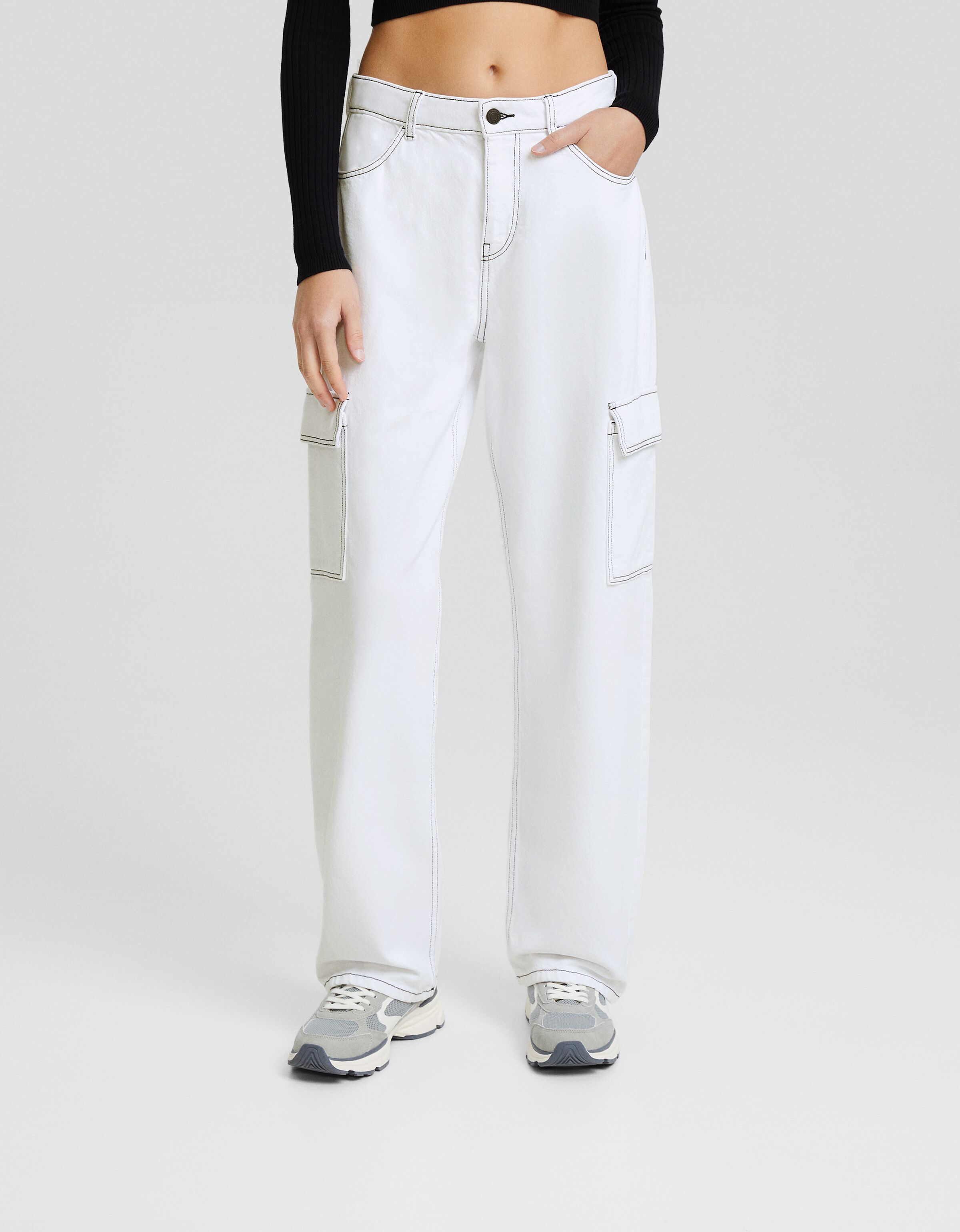 Jeans straight cargo