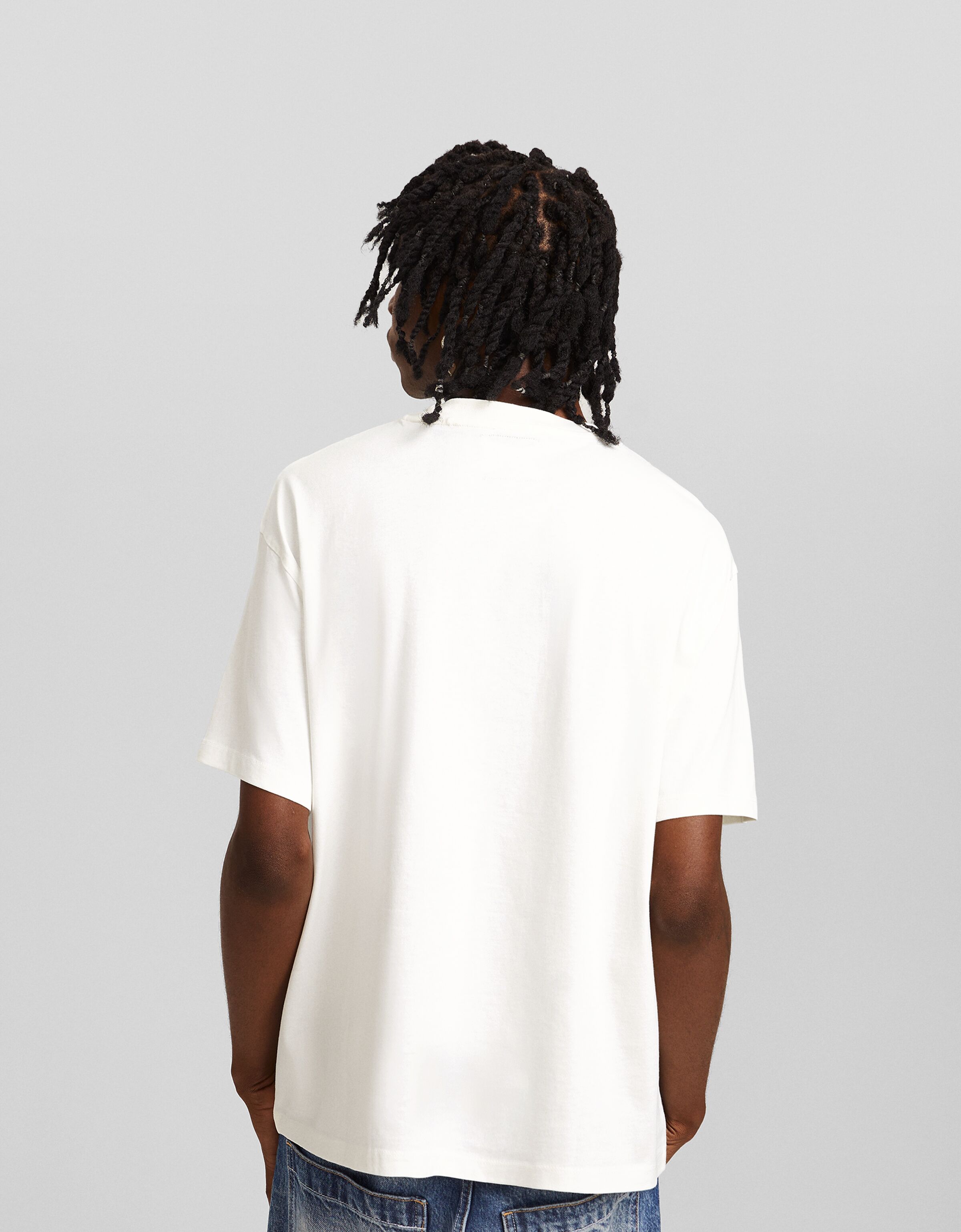 Camiseta Keith Haring manga corta boxy fit print