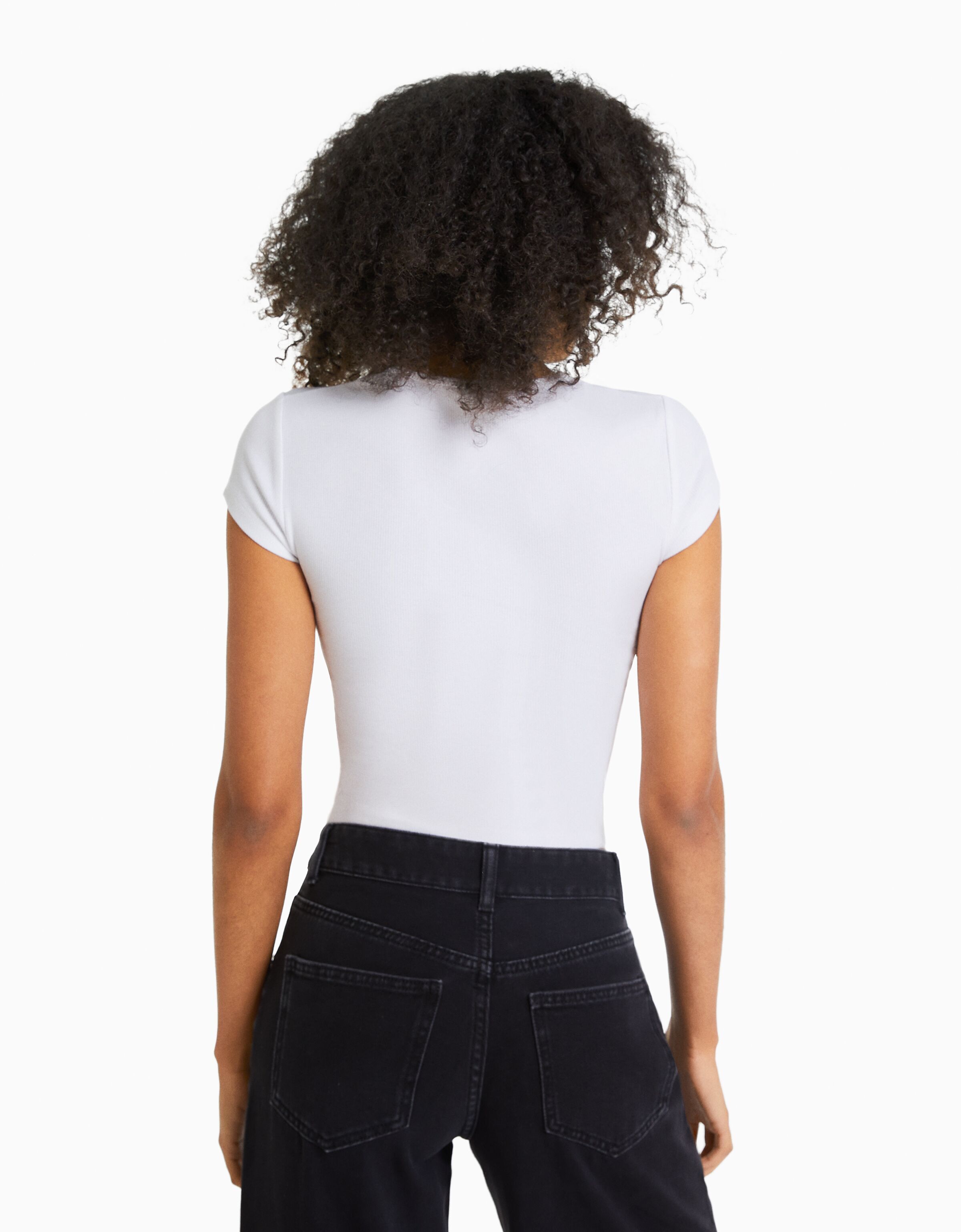 Pack 2 camisetas manga corta rib