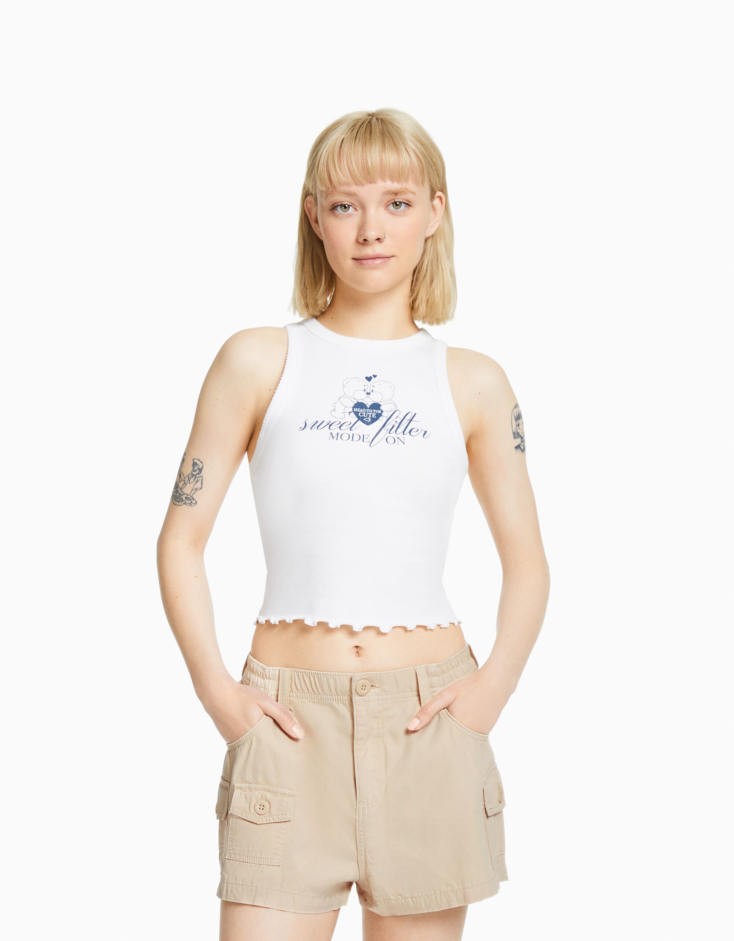 Short algodón multicargo