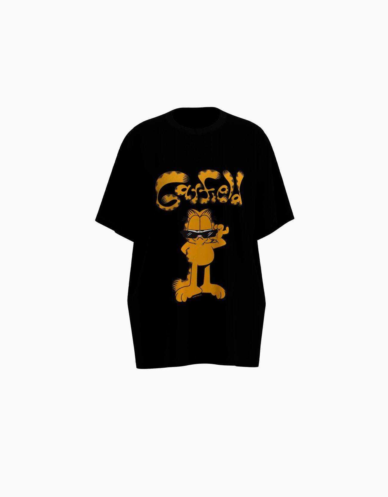 Camiseta Garfield manga corta oversize print
