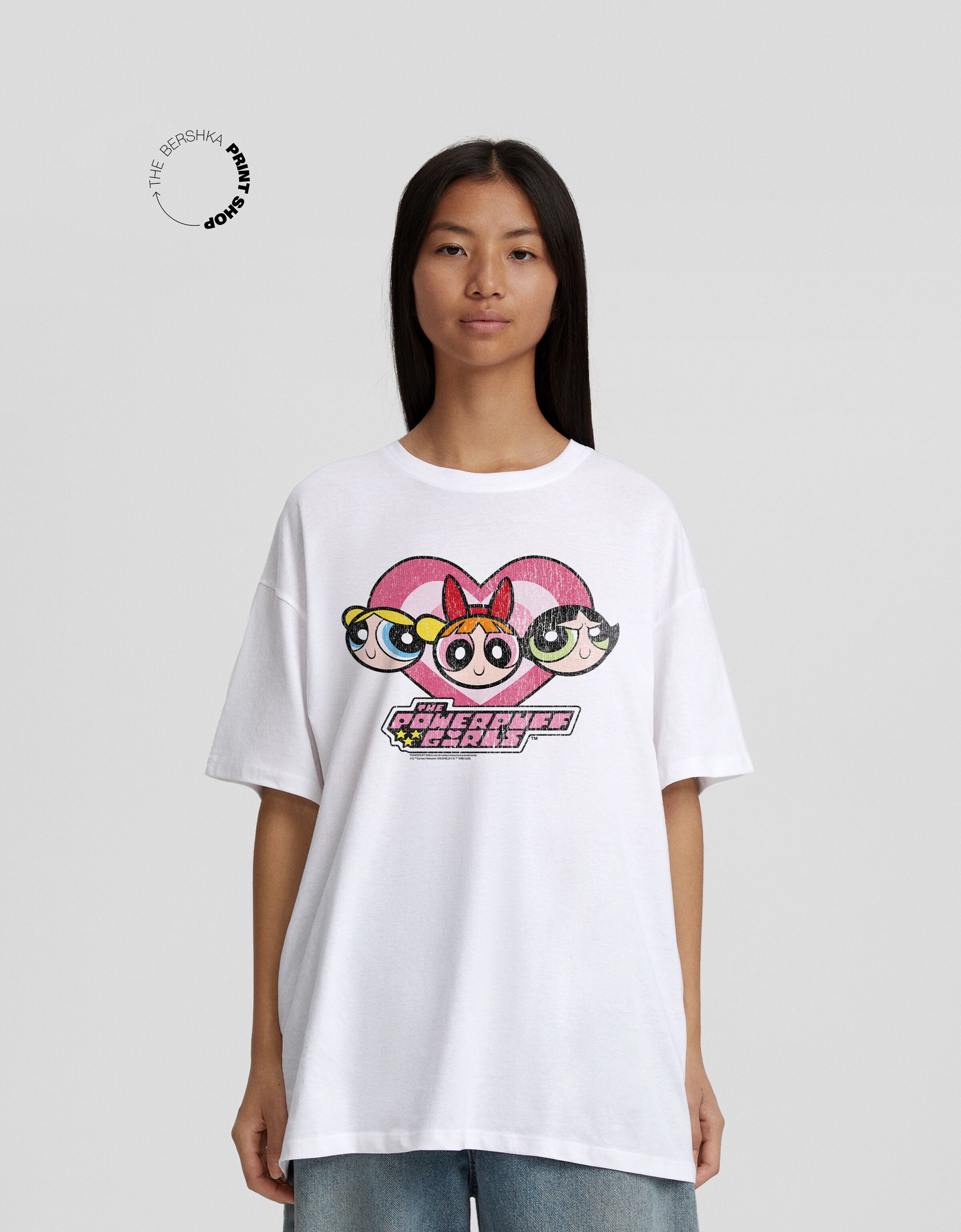 Camiseta Supernenas manga corta oversize print