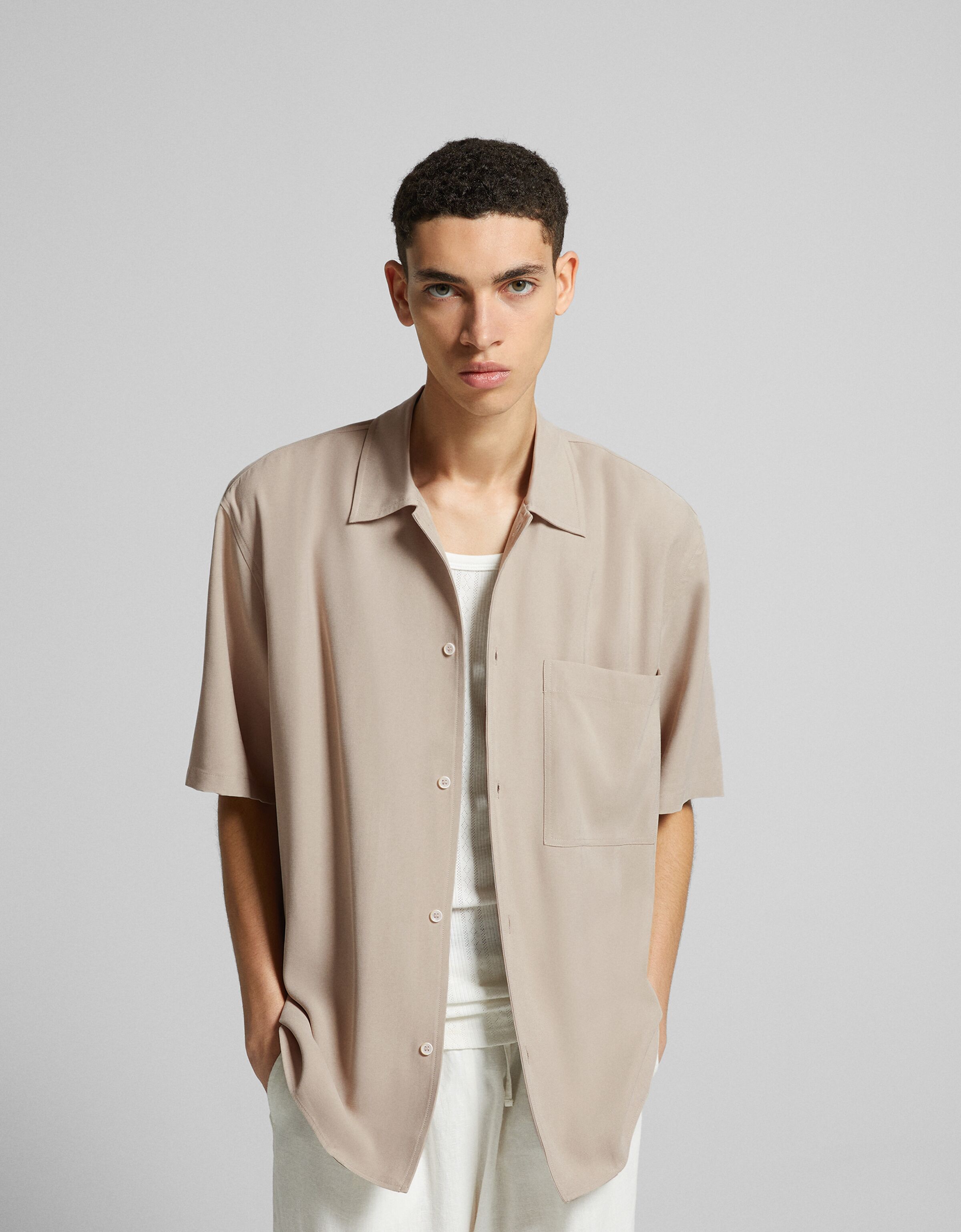 Camisa manga corta relaxed fit