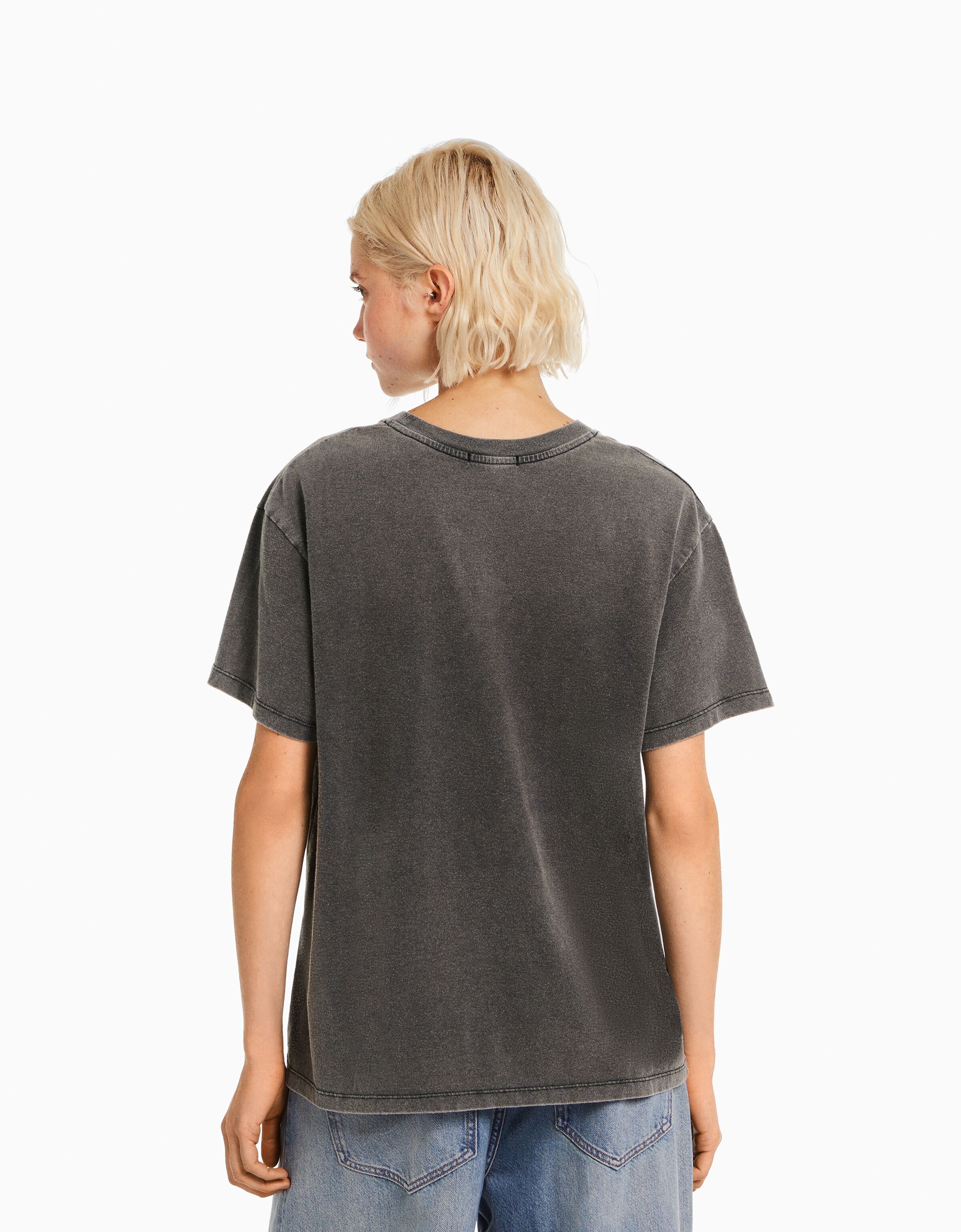 Camiseta Elemental manga corta oversize print