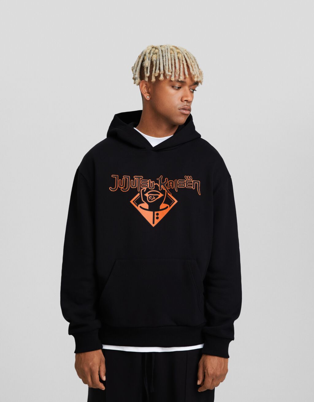 Sudadera Jujutsu Kaisen capucha print