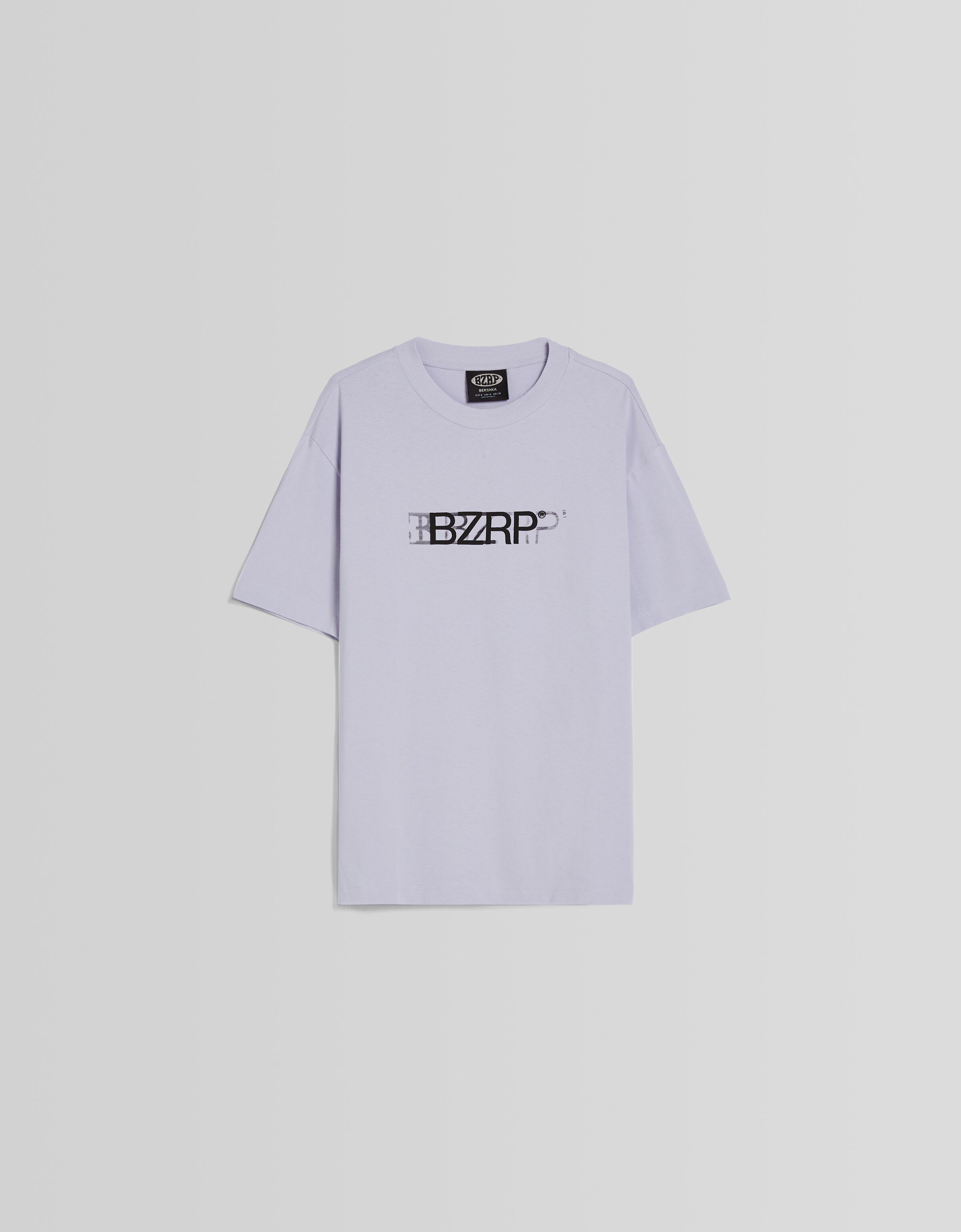 Camiseta BERSHKA ft. BIZARRAP boxy fit print