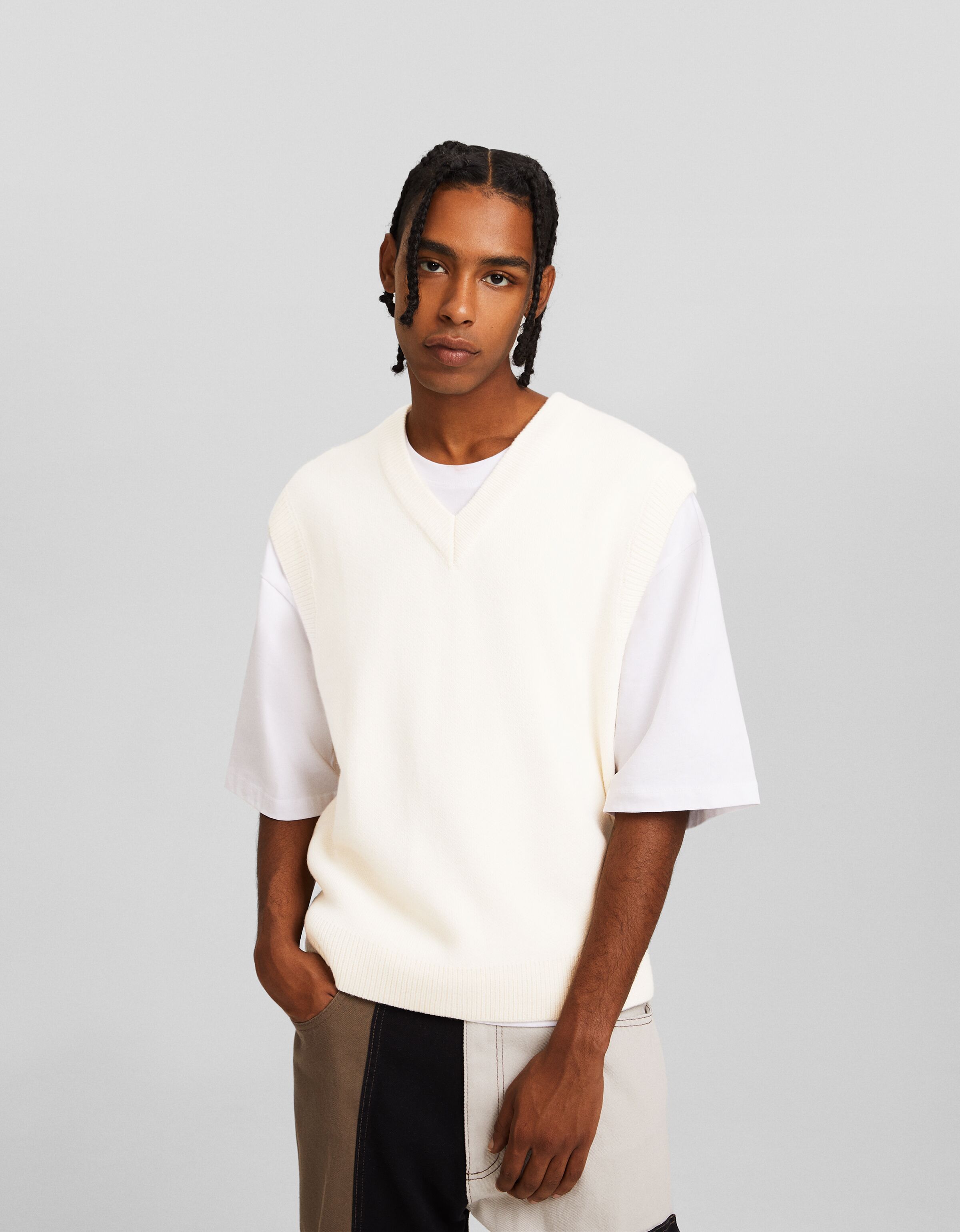 Chaleco punto grueso