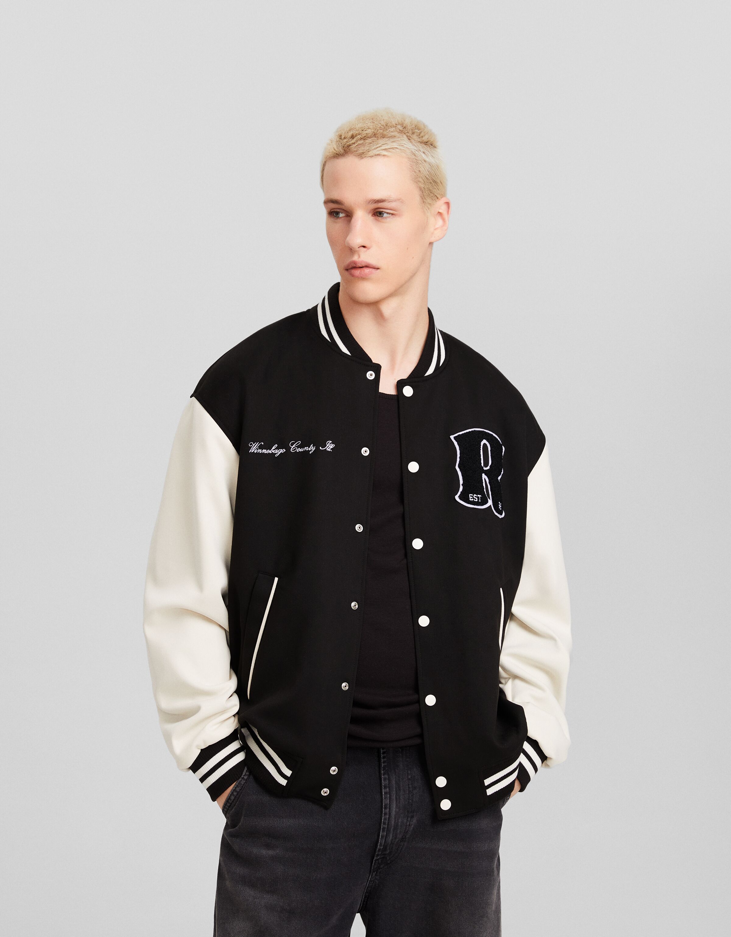 Cazadora efecto ante parche