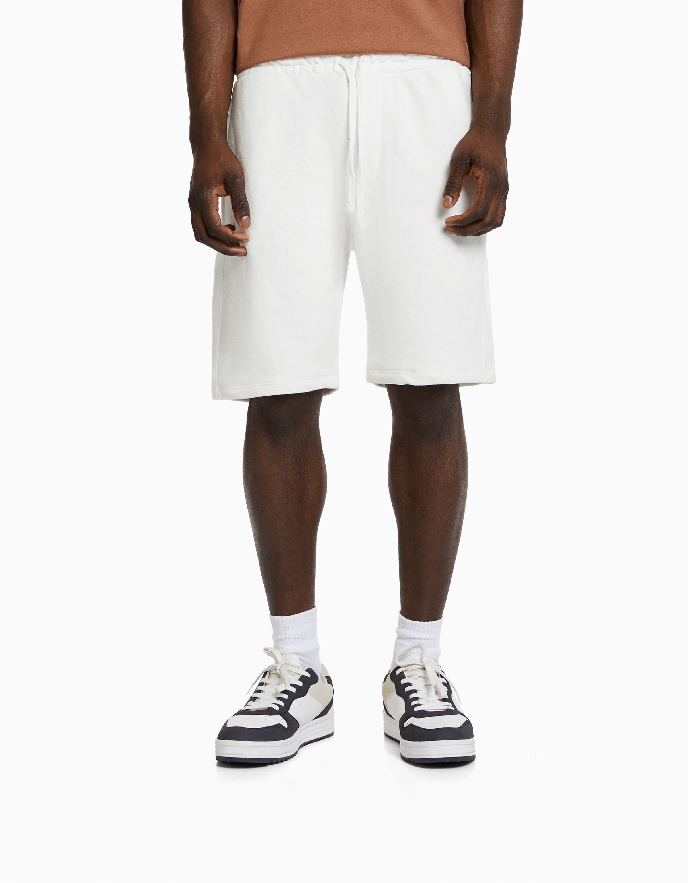 Bermuda básica felpa