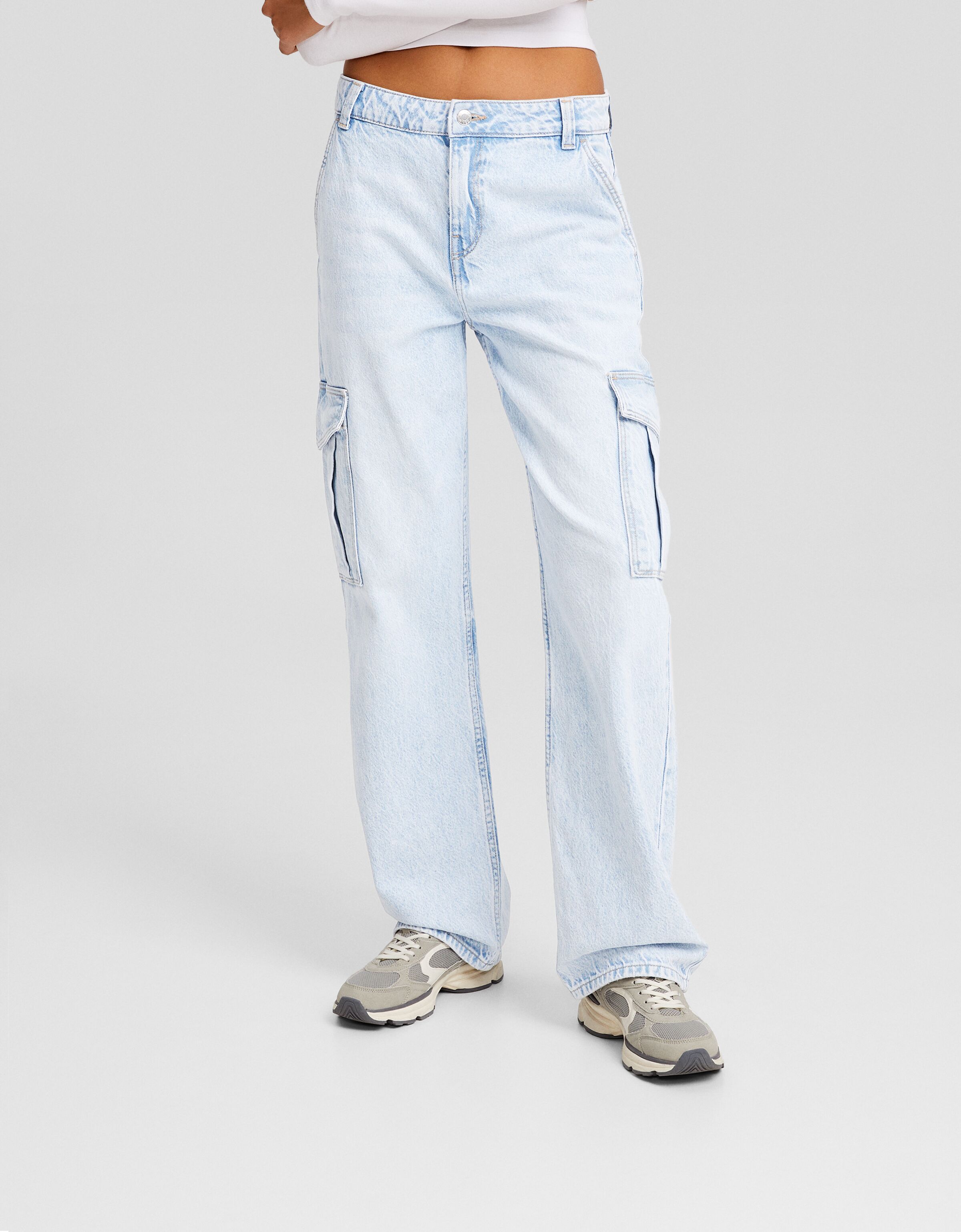 Jeans straight cargo