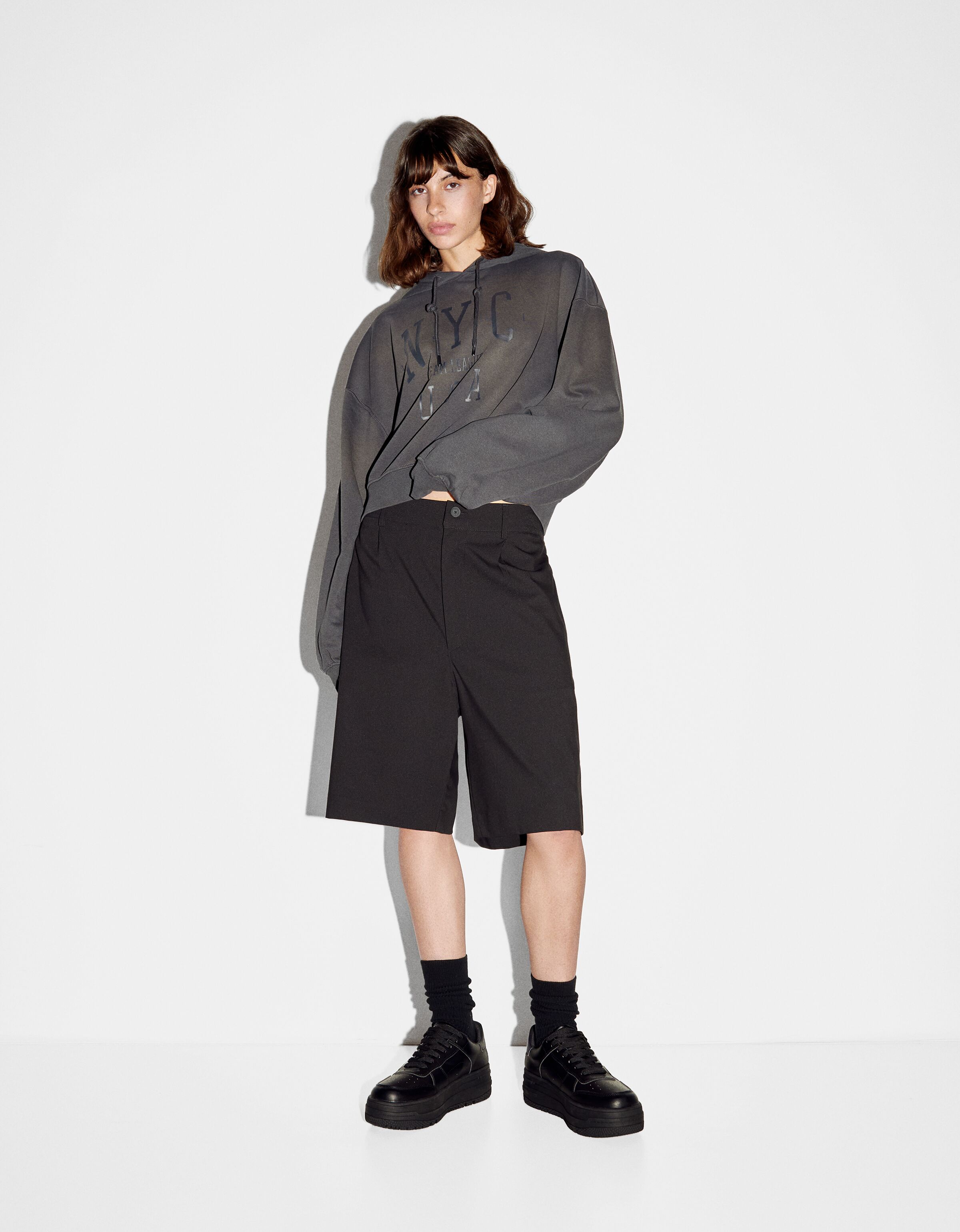 Zapatillas plataforma monocolor