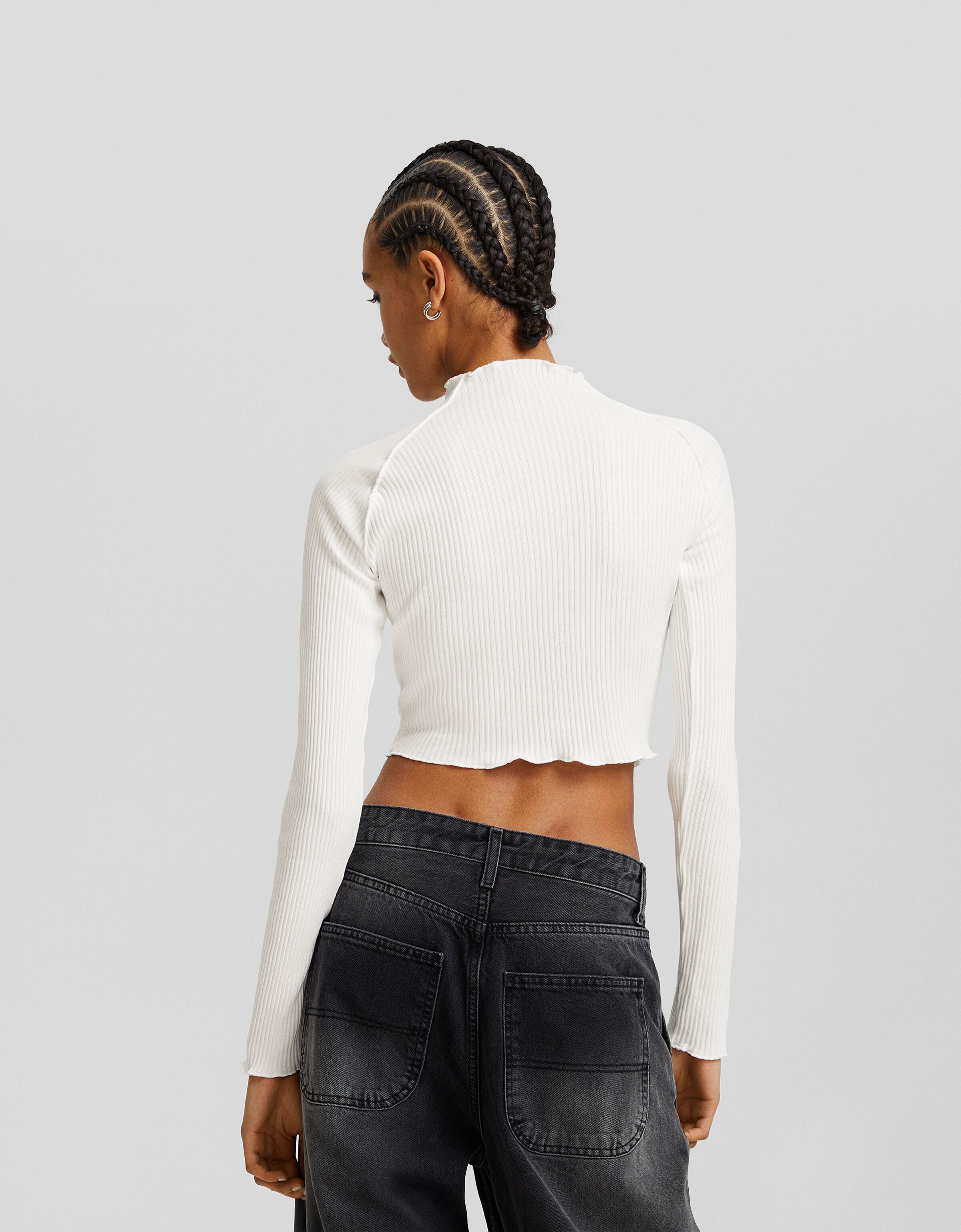 Jersey manga larga print