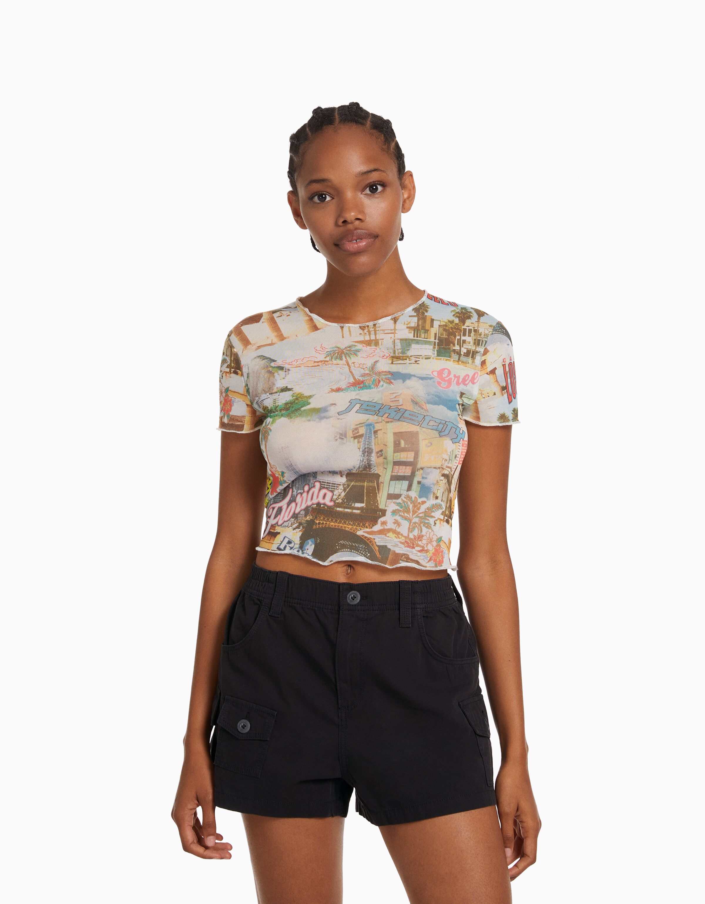 Short algodón multicargo