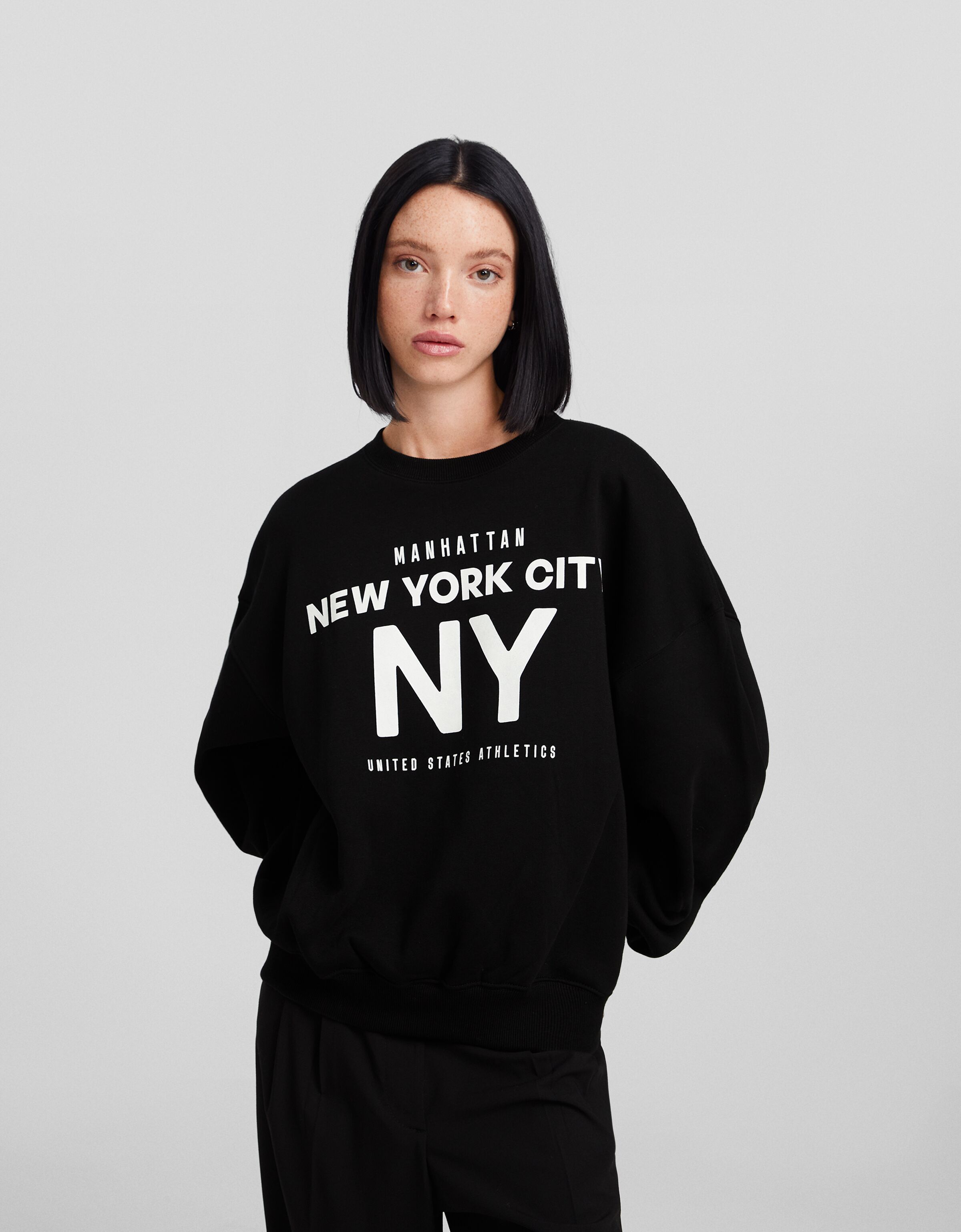 Sudadera oversize print