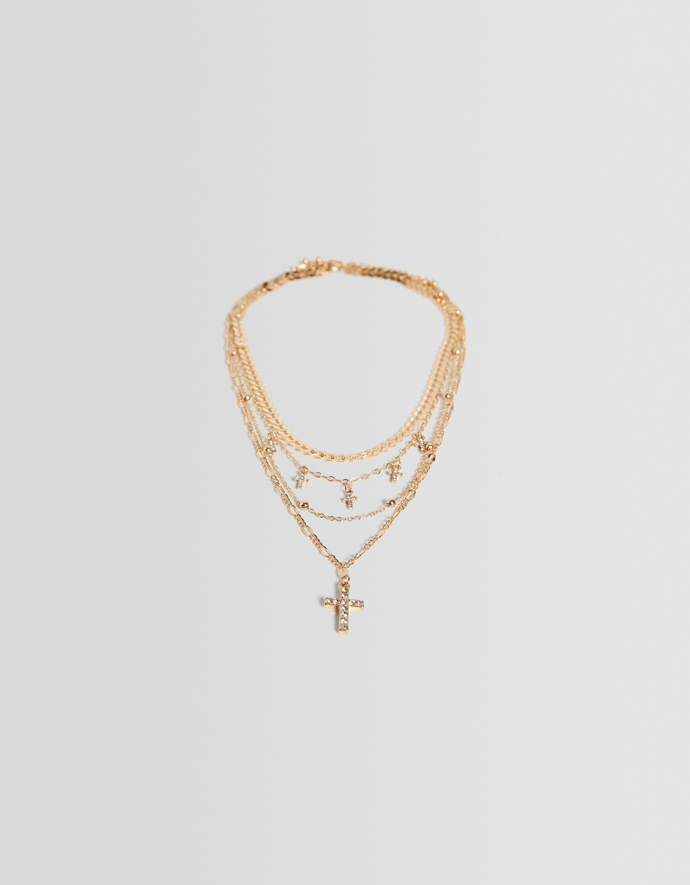 Set 4 collares cruces