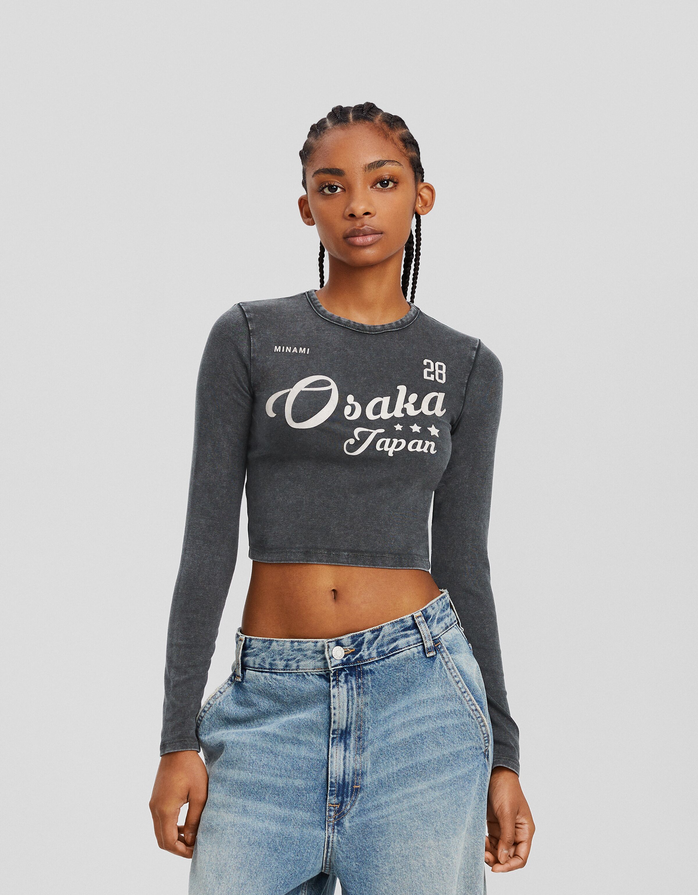 Camiseta manga larga print