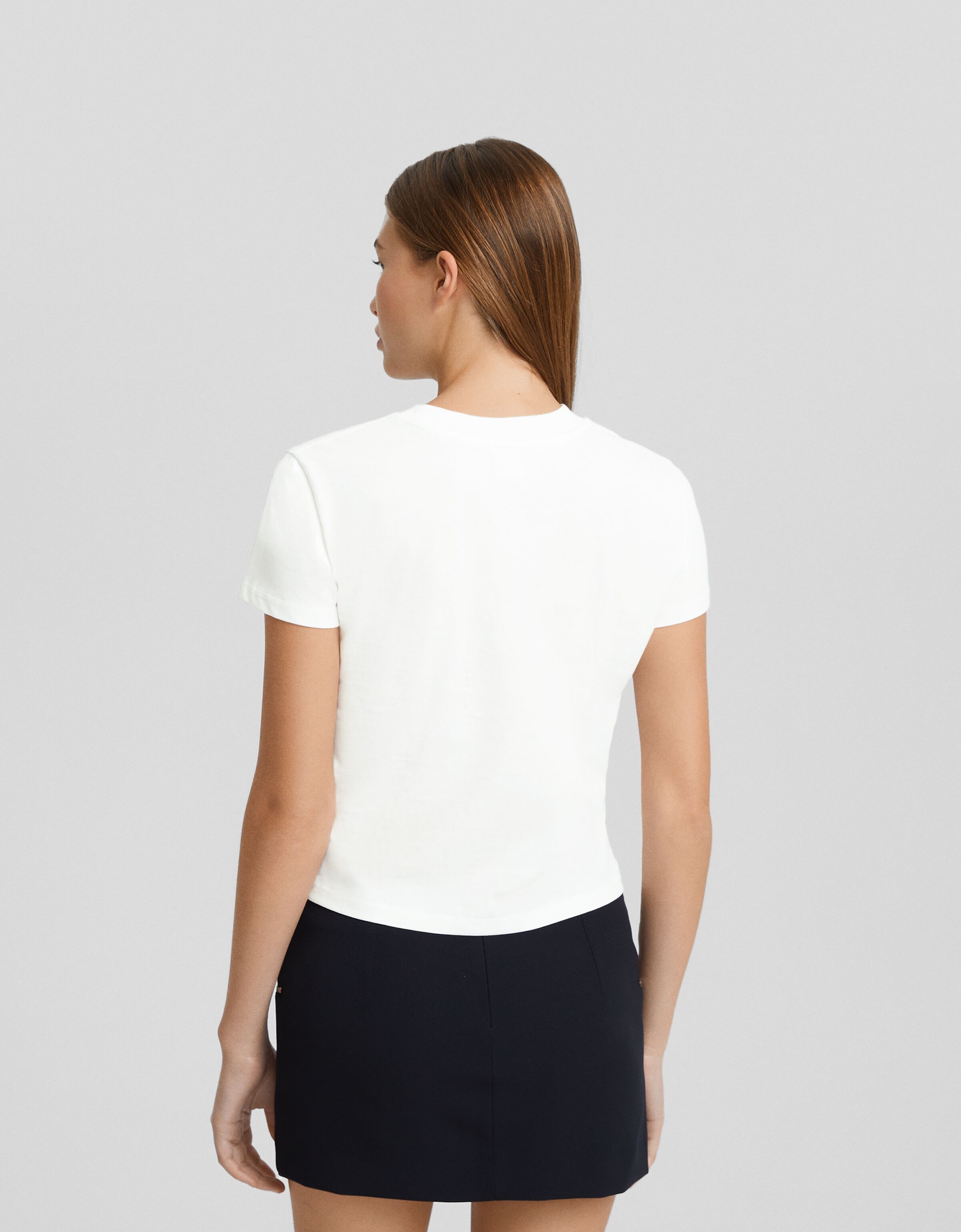 Camiseta manga corta regular fit print