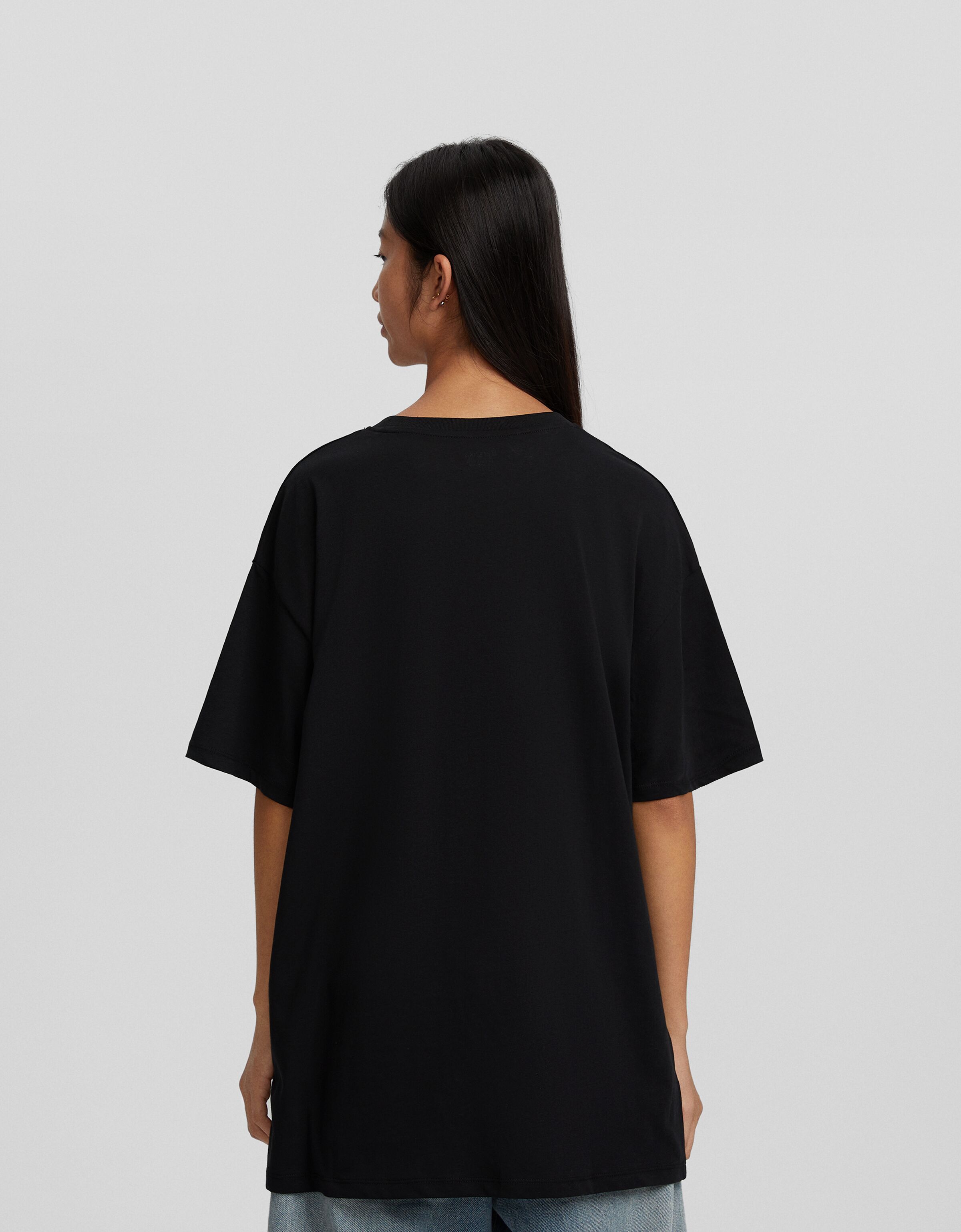 Camiseta Camp Rock manga corta oversize print