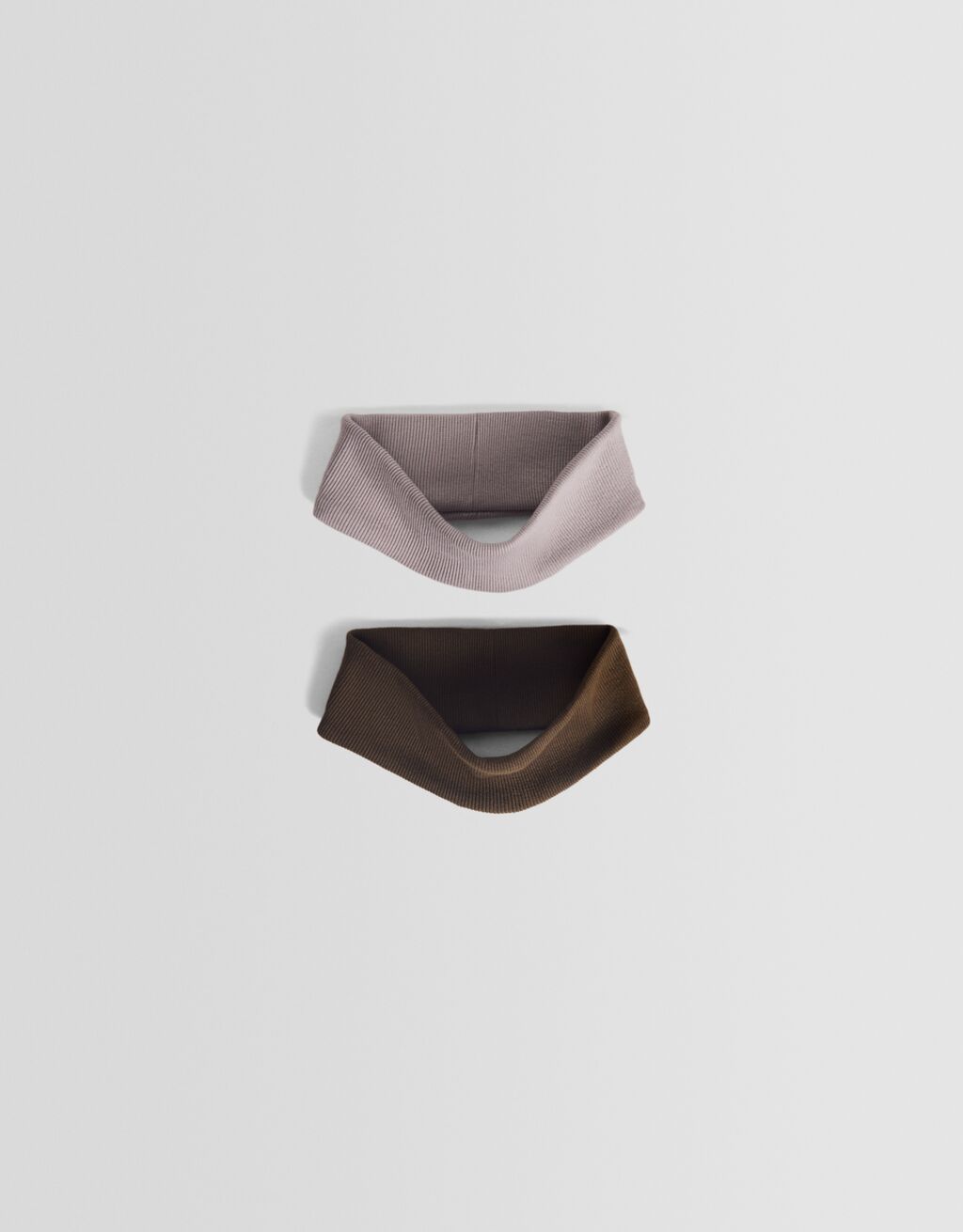 Pack 2 diademas turbante lisas