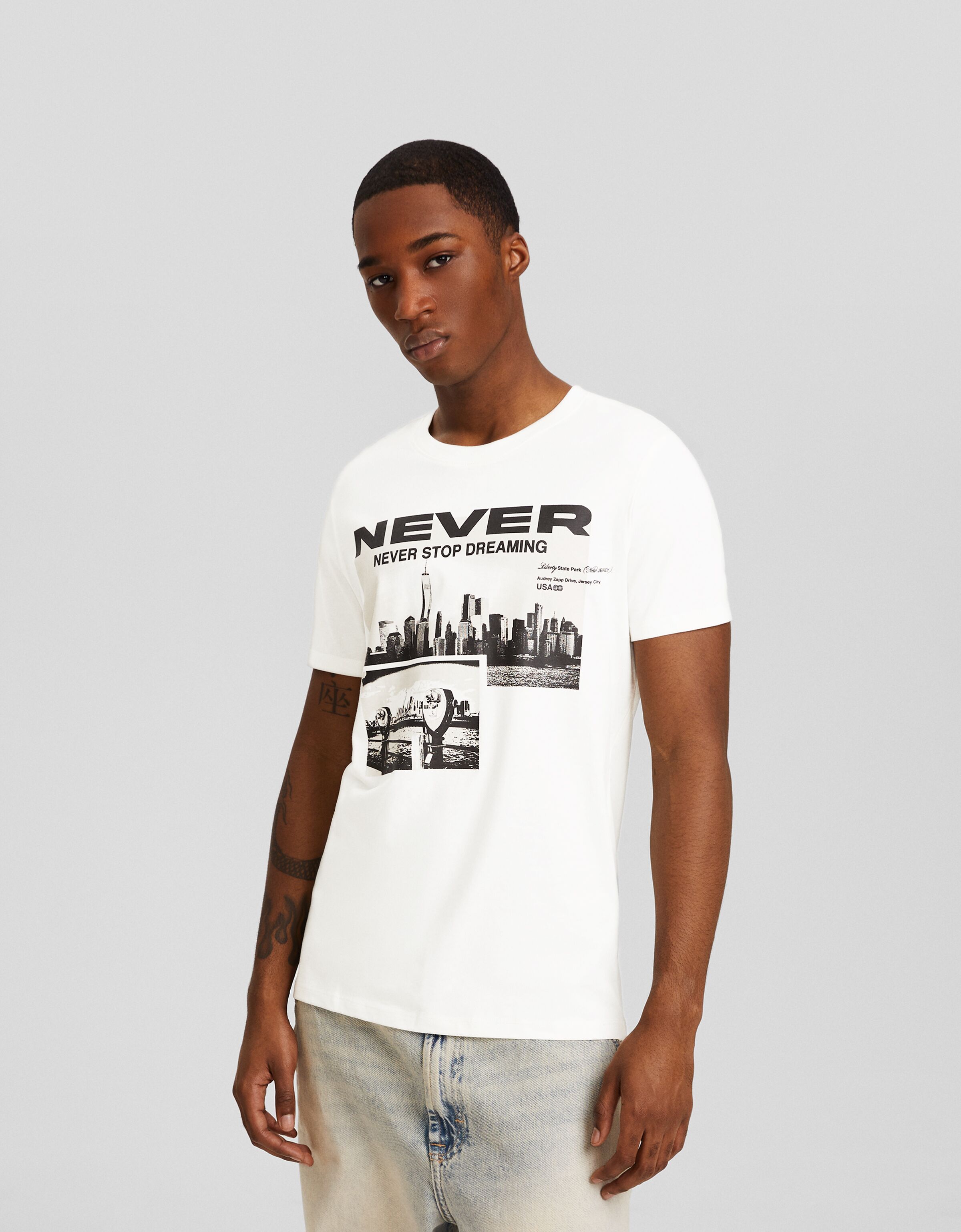 Camiseta manga corta print