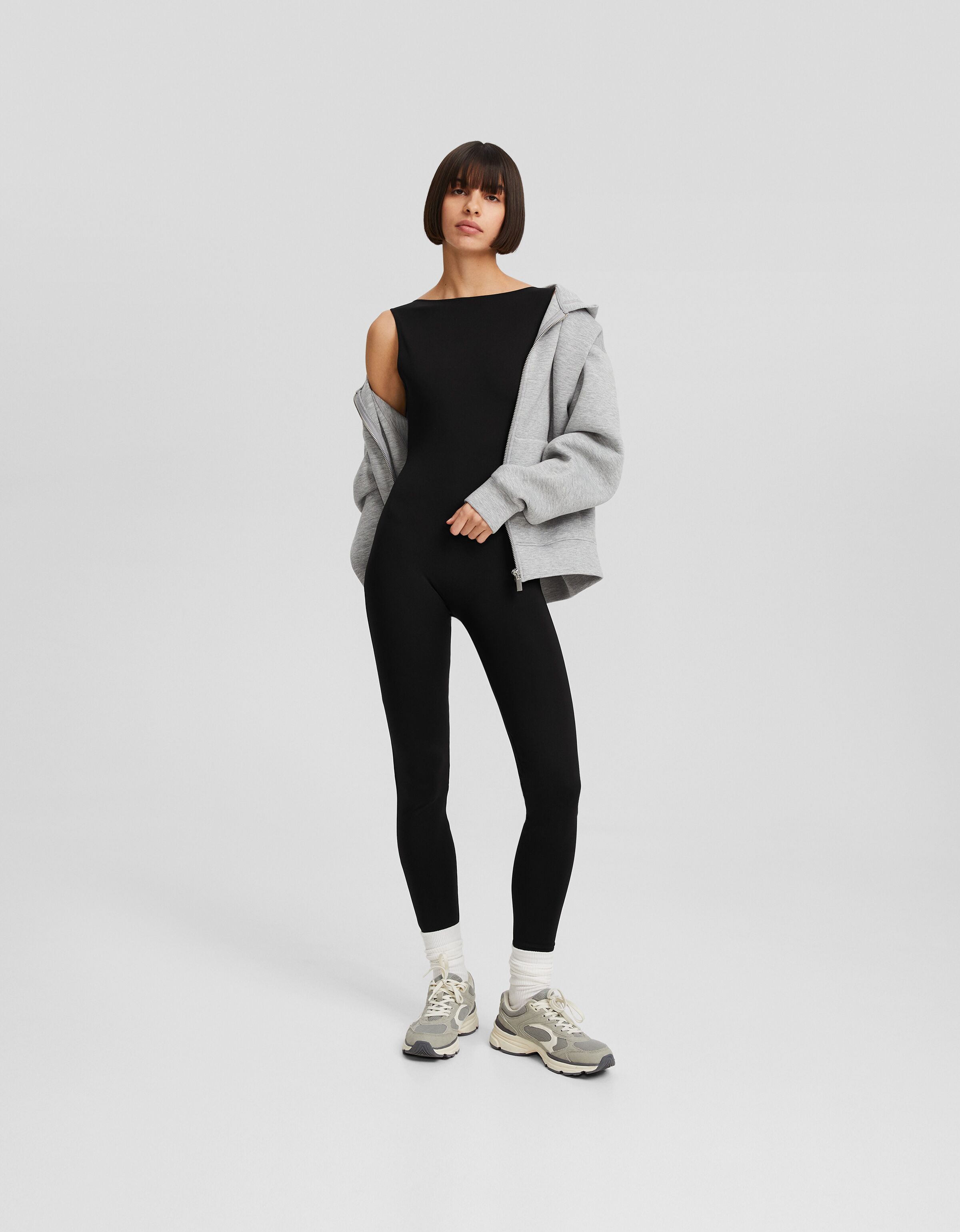 Mono largo sin mangas efecto seamless