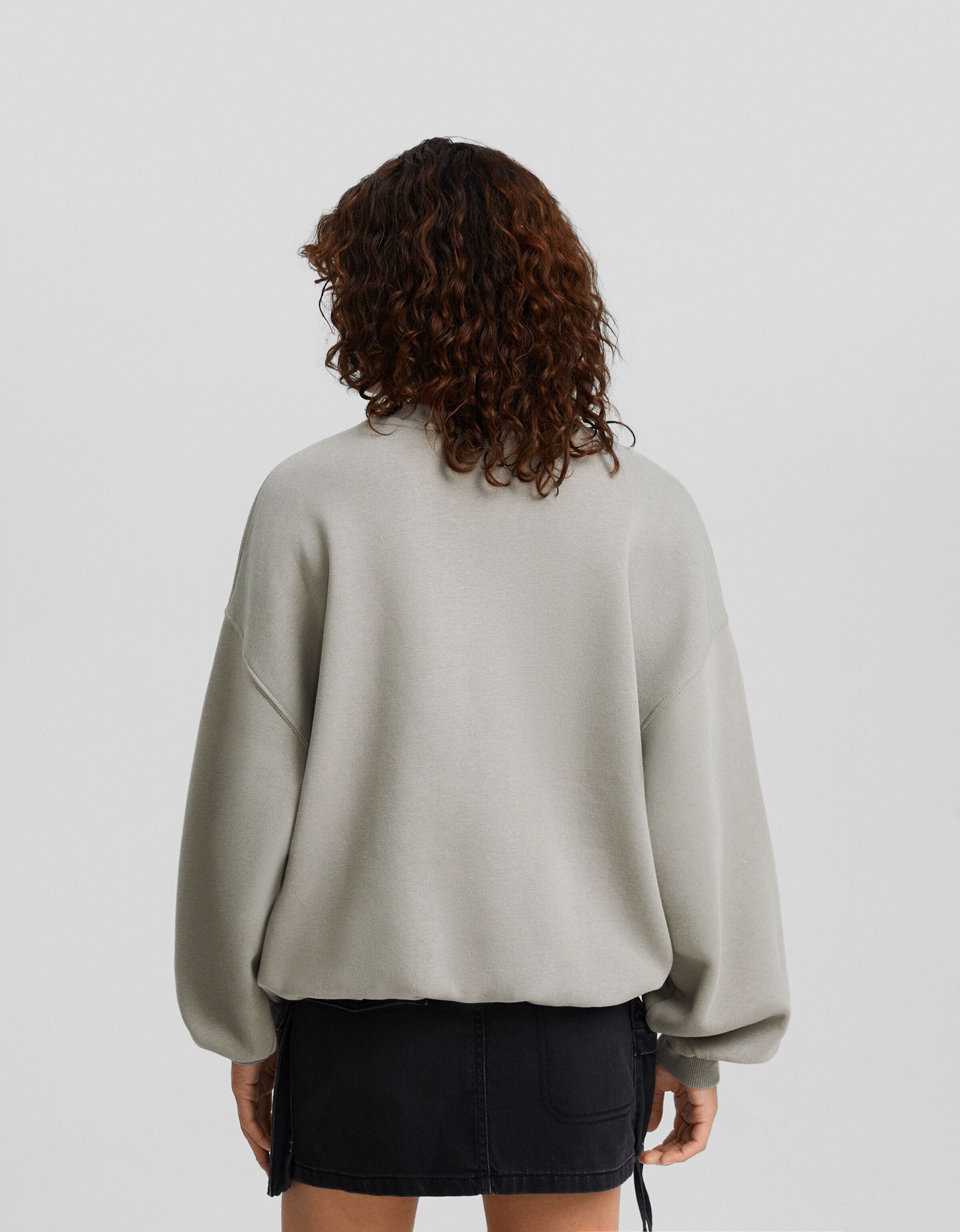 Sudadera oversize print