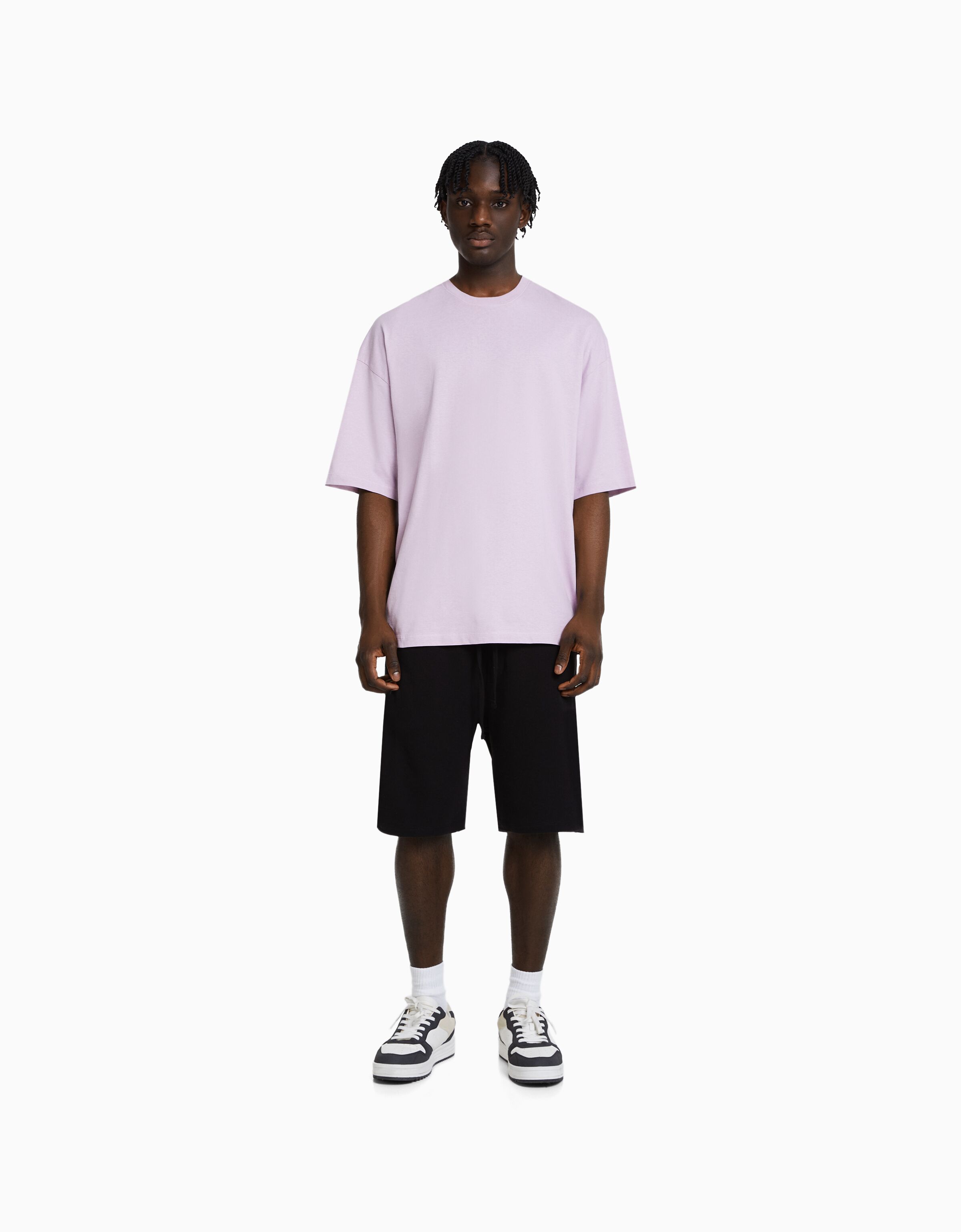 Bermuda básica felpa