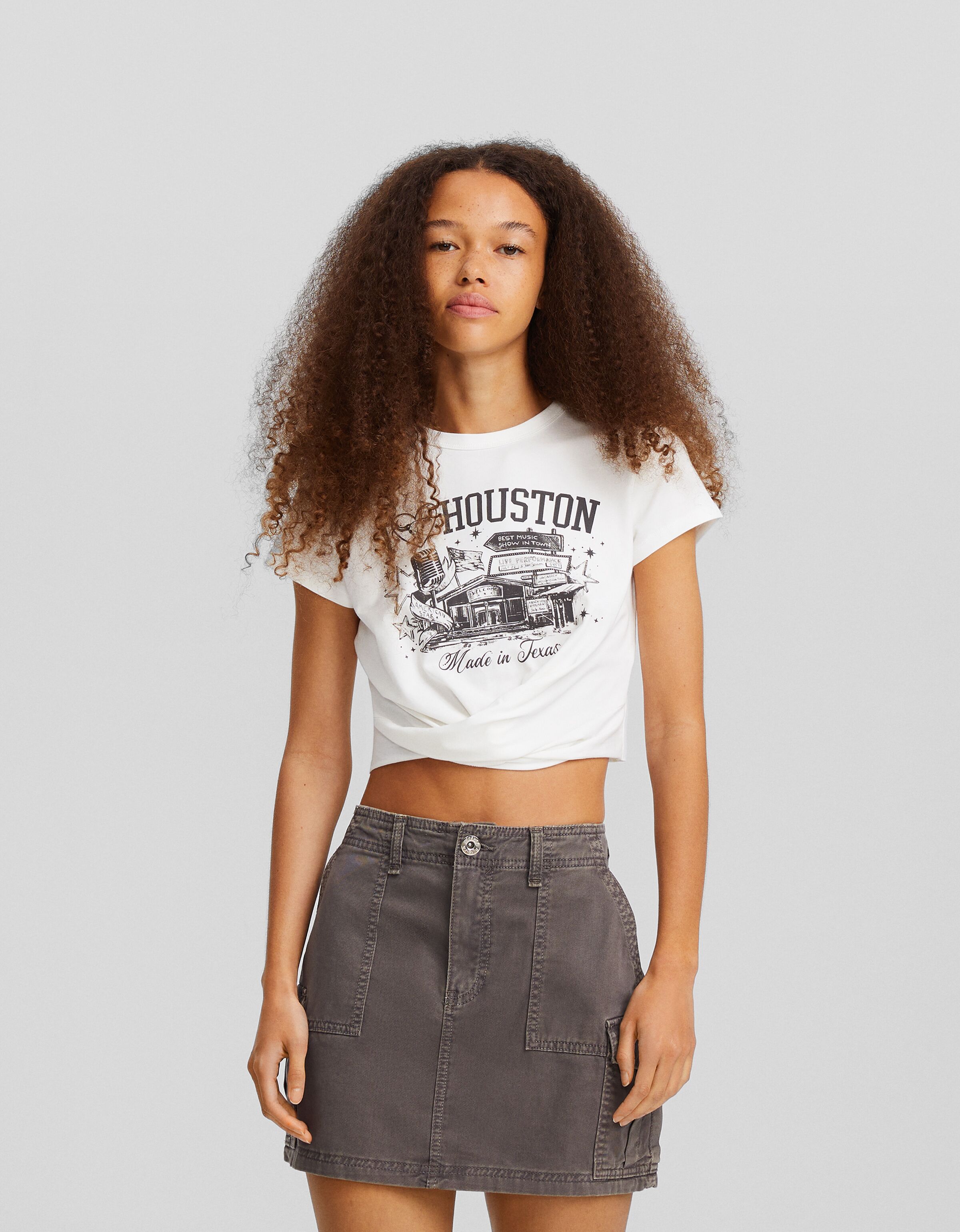 Camiseta manga corta print