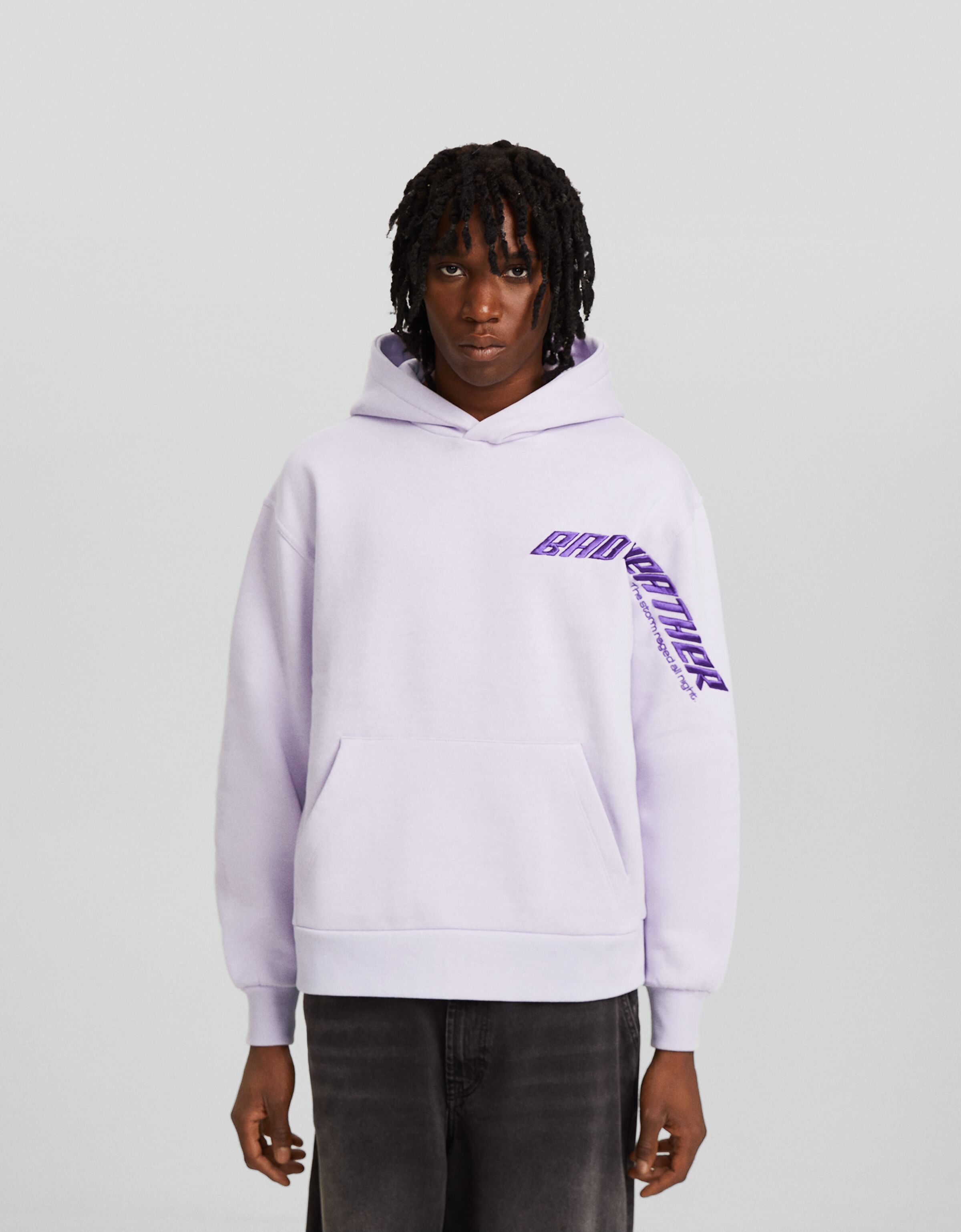 Sudadera capucha print