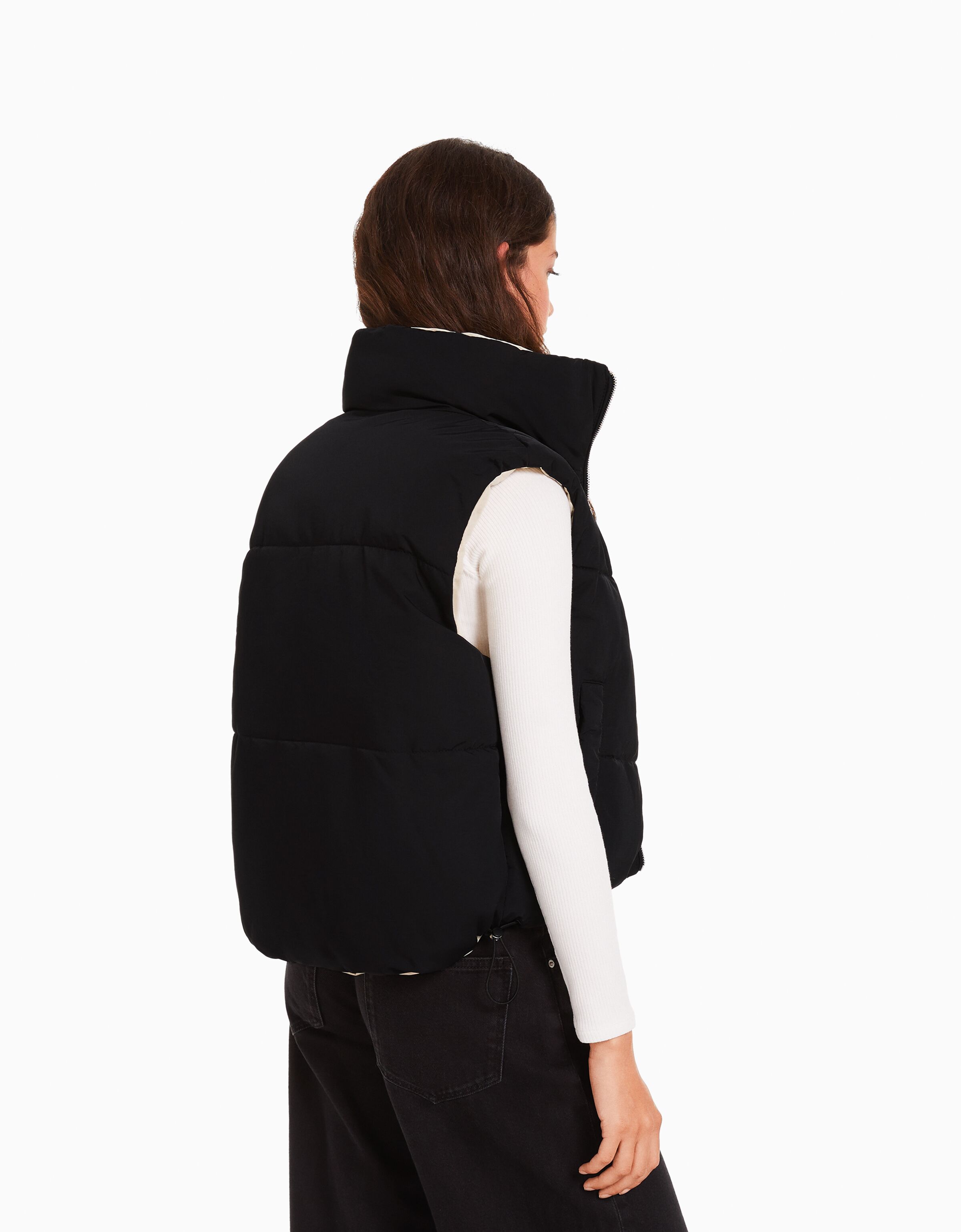 Chaleco reversible con nylon