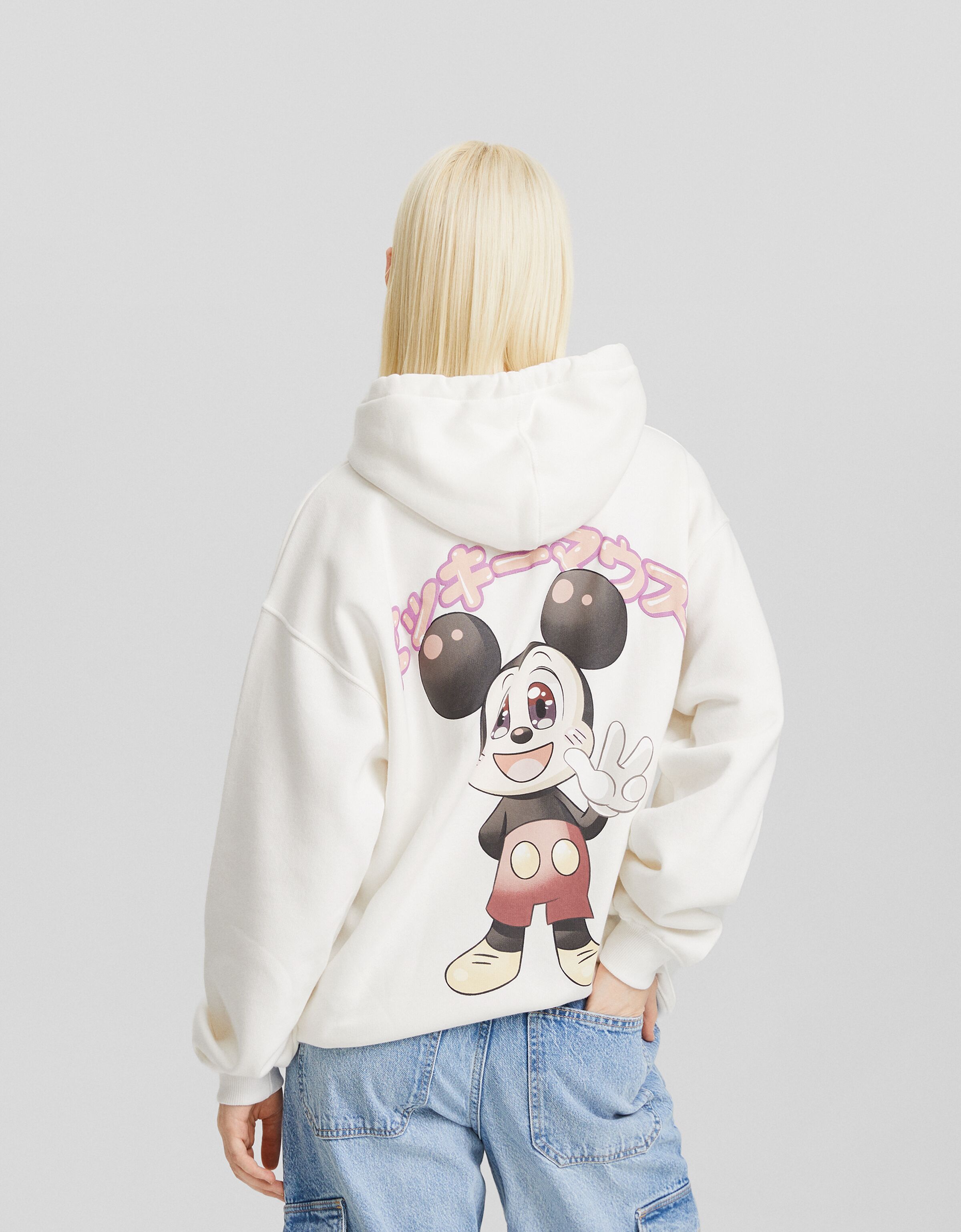 Sudadera Mickey capucha print