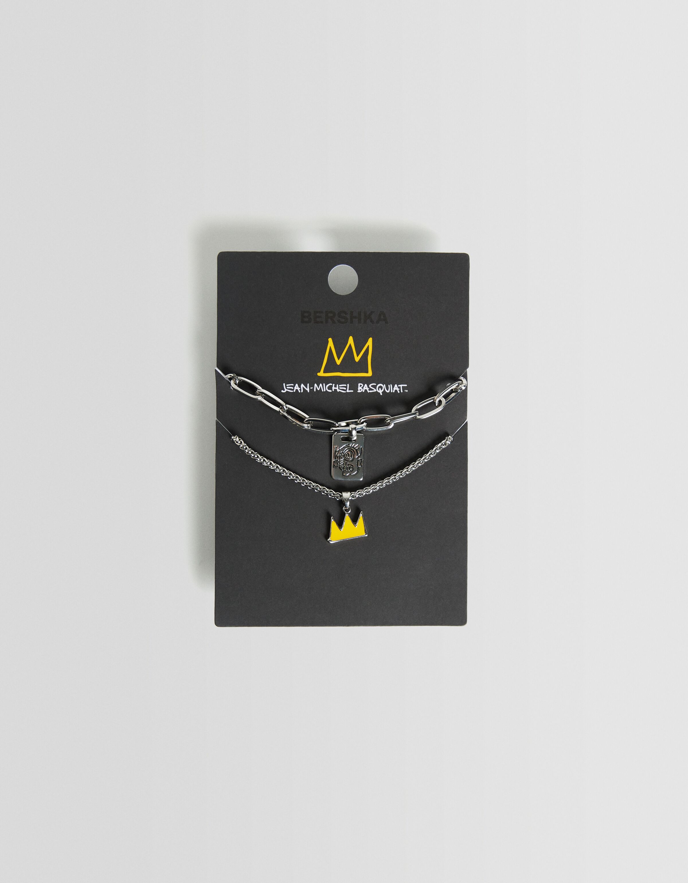 Set 2 collares Jean-Michel Basquiat charm