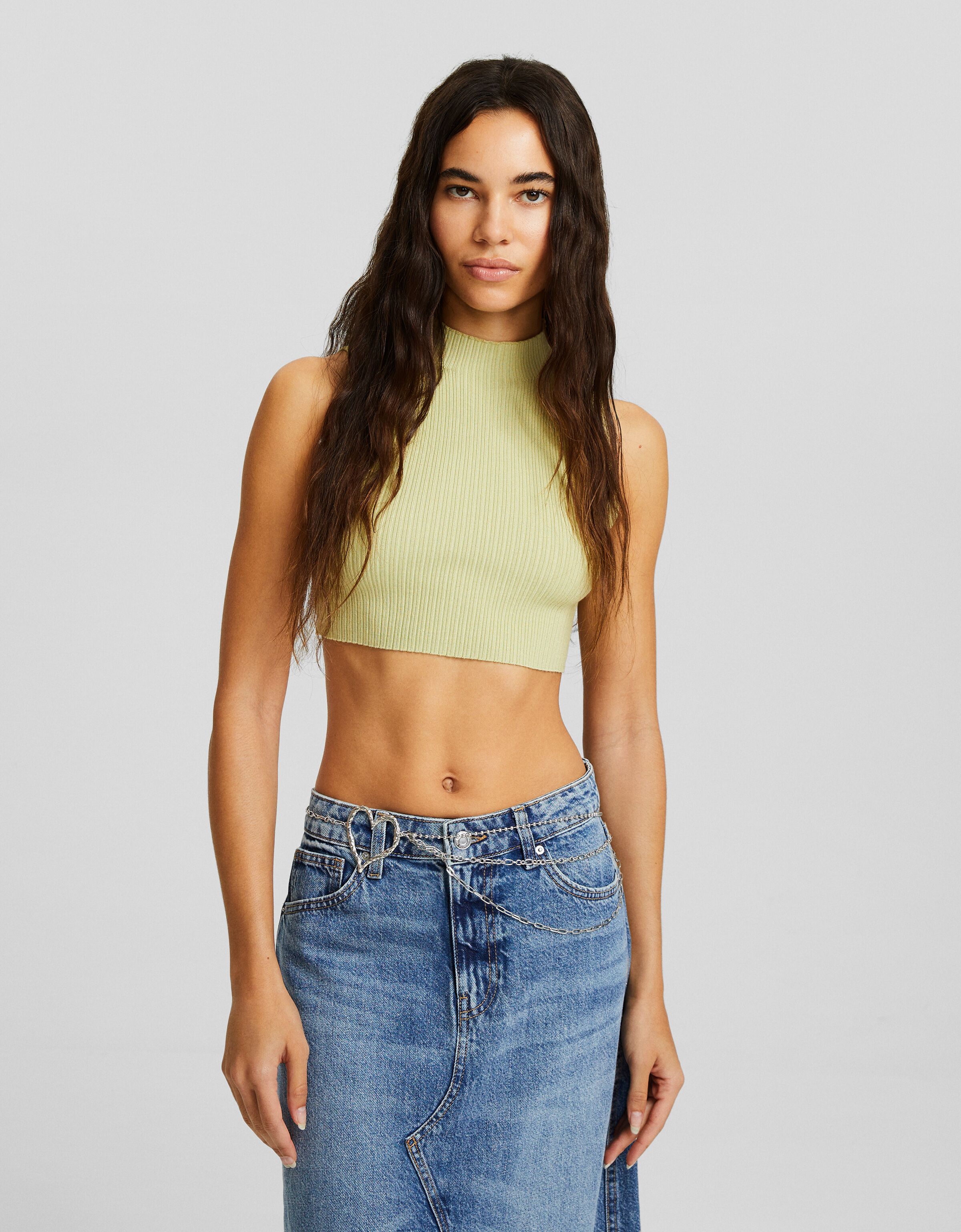 Cinturón cadena corazón