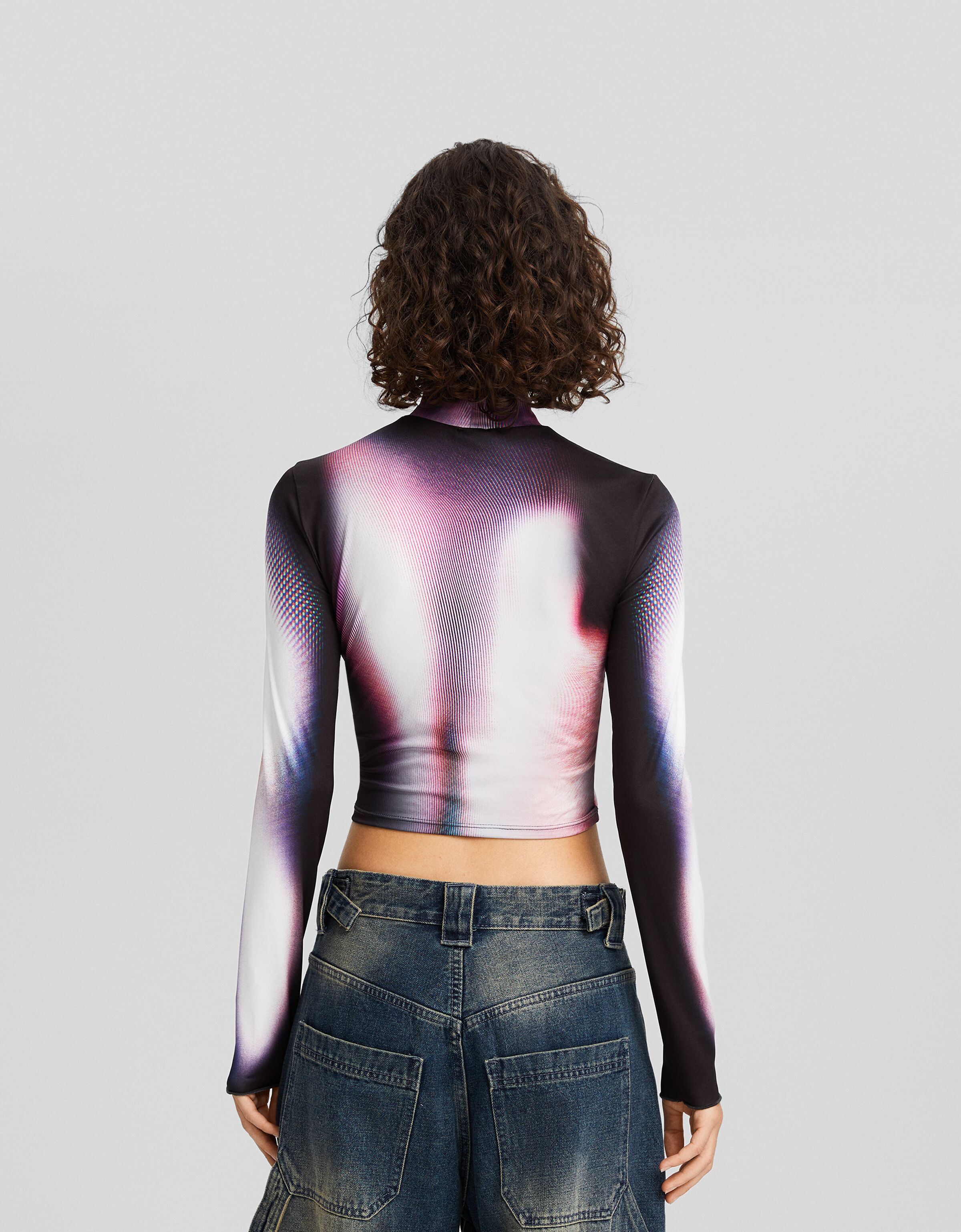 Camiseta manga larga print