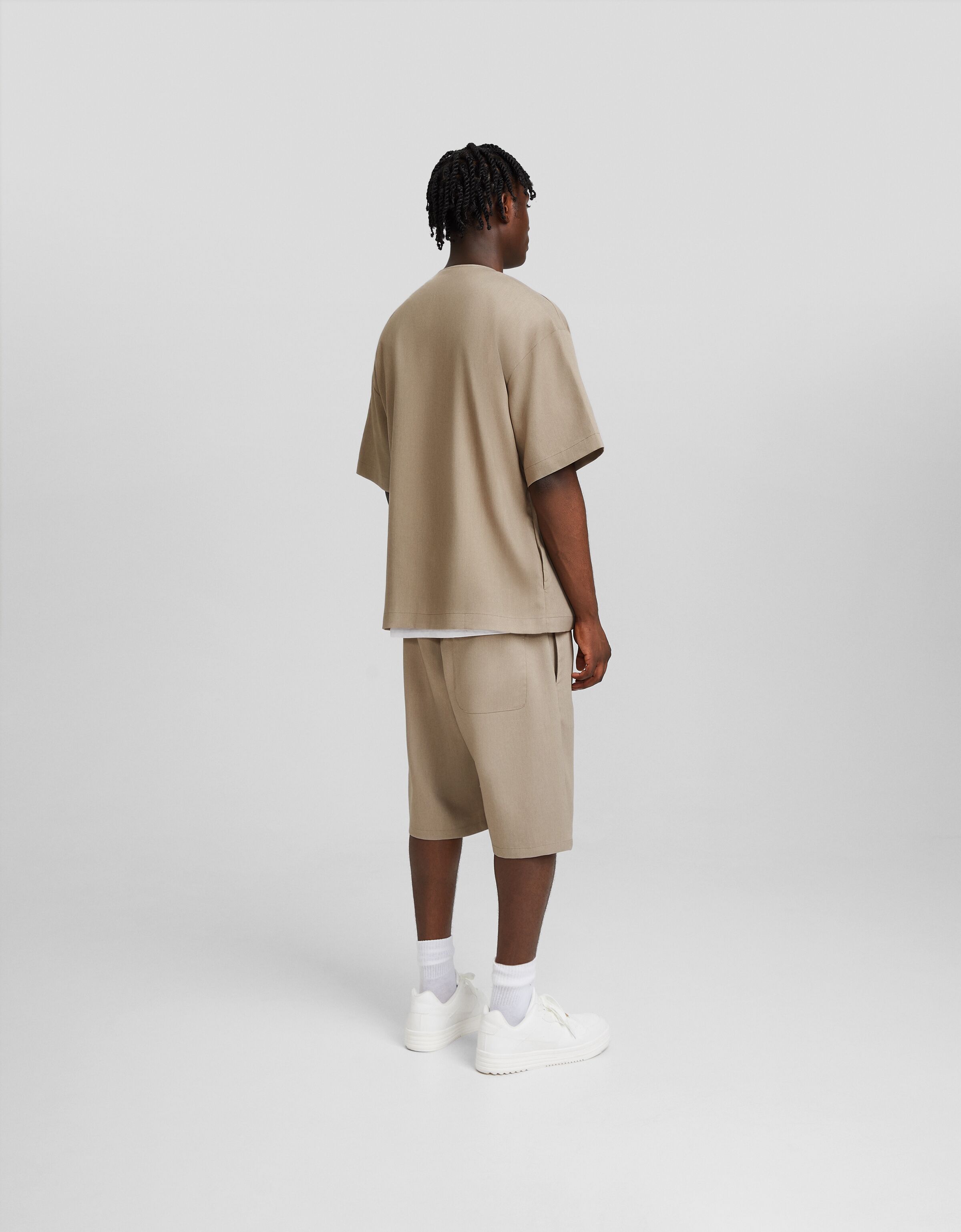 Camisa manga corta tailoring boxy fit